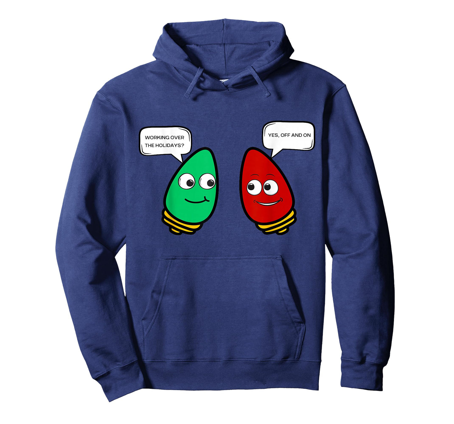 Christmas Light Bulb Working Off On Christmas Lights Funny T-Shirt