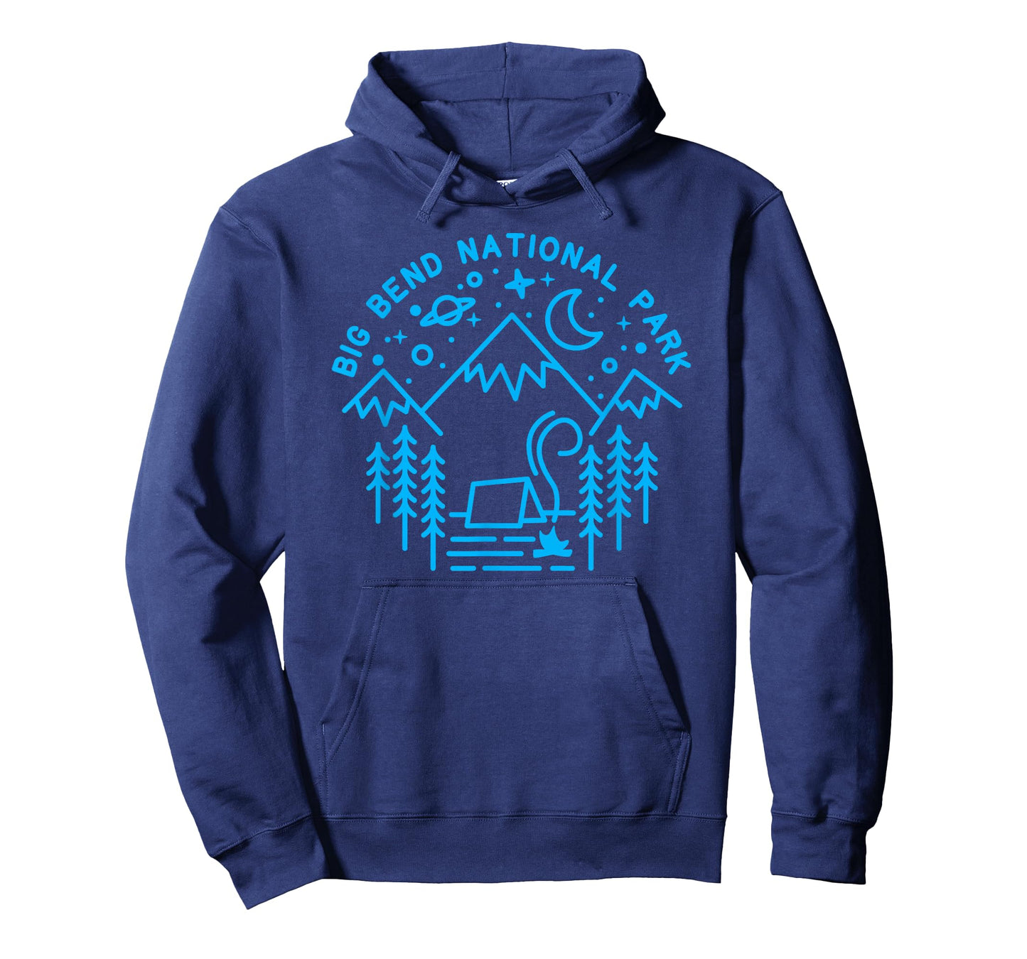 Big Bend National Park Shirt Camping Line Art Hiking Gift T-Shirt