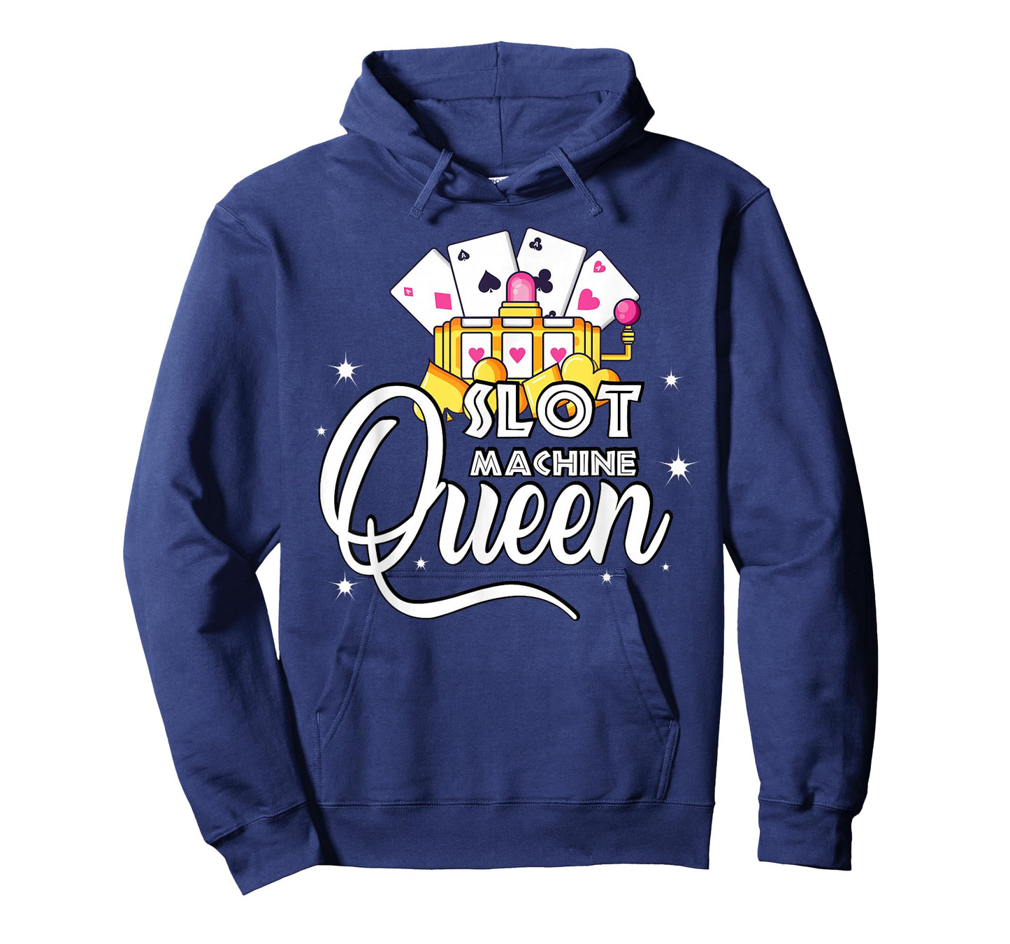 Cute Slot Machine Queen Tee - Funny Casino Gambling T-Shirt