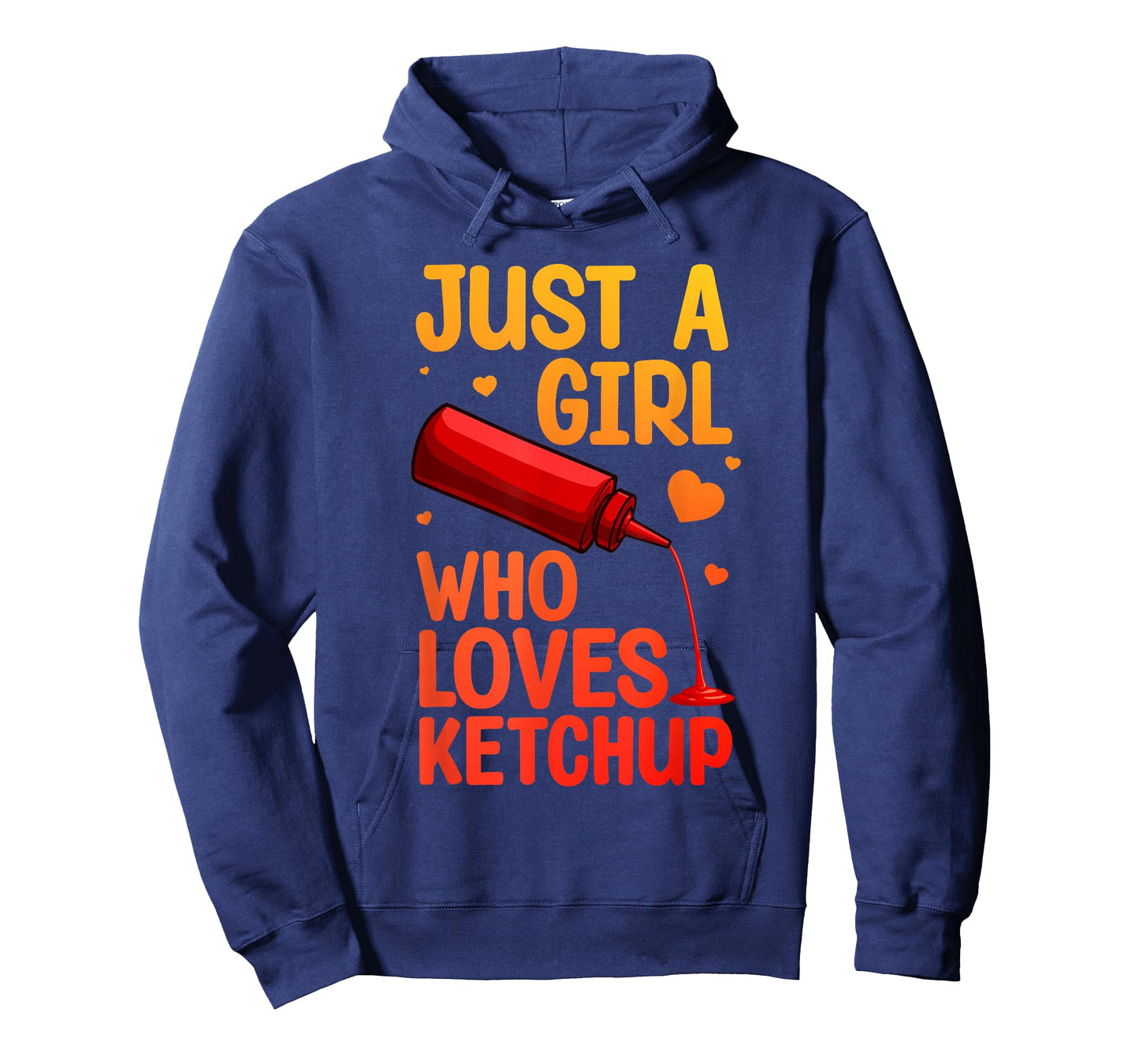 Cute Ketchup Design for Women Girls Condiment Ketchup Lovers T-Shirt