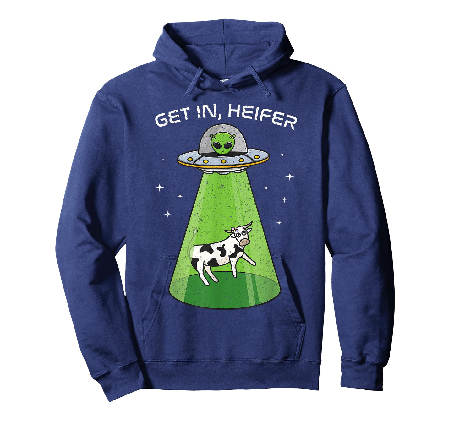 Alien Shirt Funny Cow Abduction UFO Area-51 Get in Heifer T-Shirt