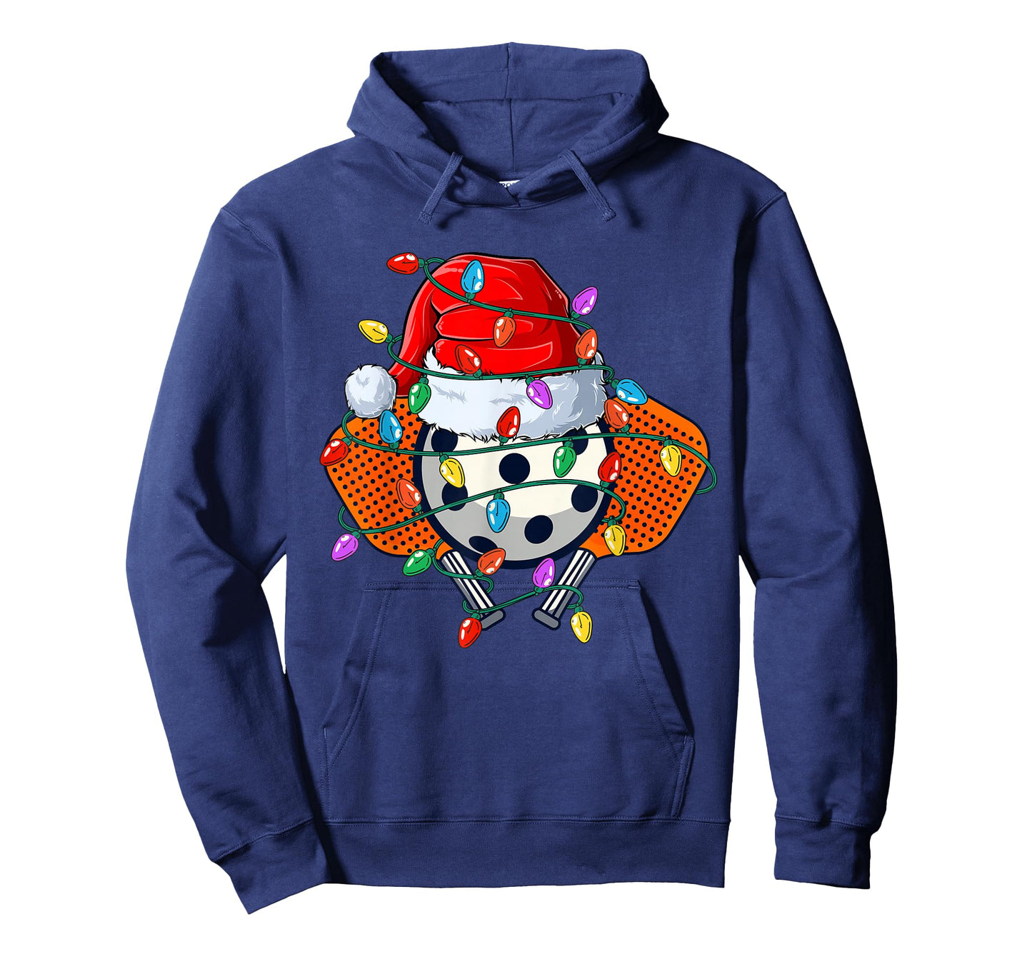 Christmas Pickleball Xmas Santa Sports Hat Ball Kids Boy Men T-Shirt