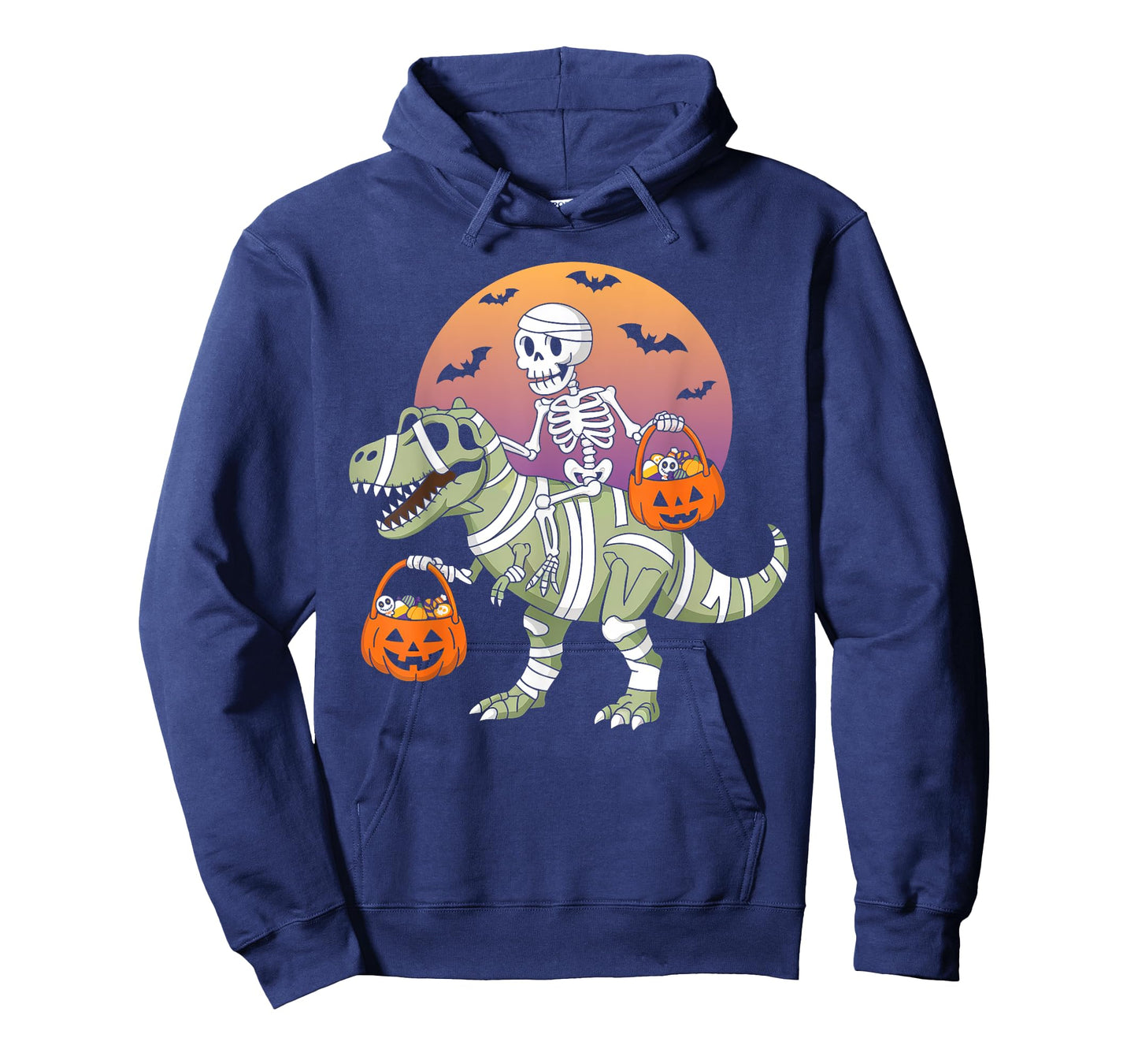 Funny Halloween Boys Kids Toddlers Dinosaur T-rex Skeleton T-Shirt