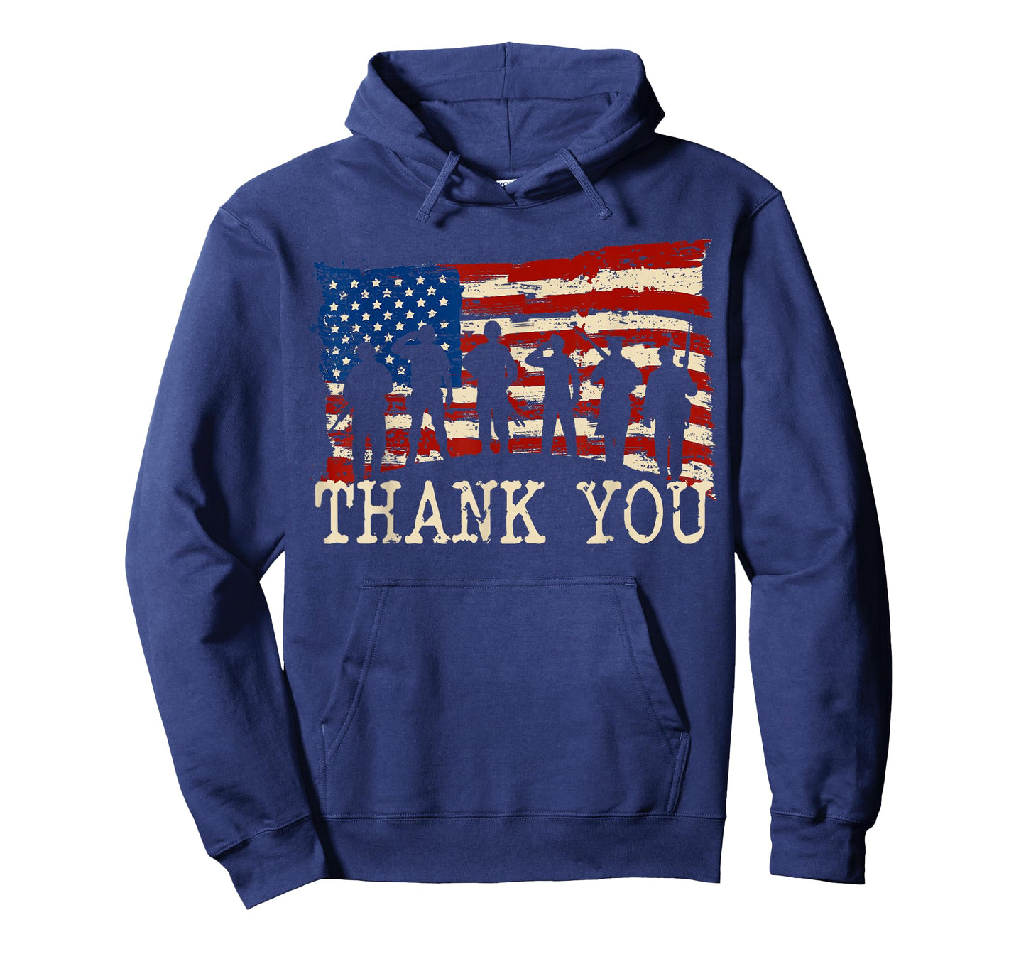 American Flag Thank You Veterans Proud Veteran T-Shirt