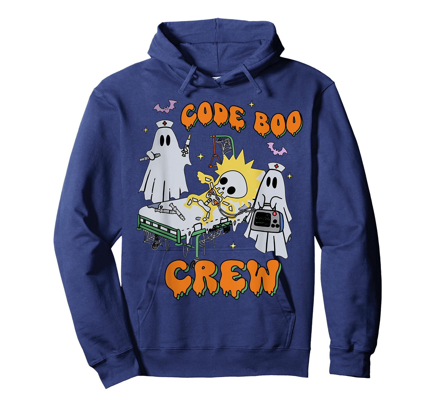 Code Boo Crew Funny Ghost Nurse Halloween Costume Nursing T-Shirt