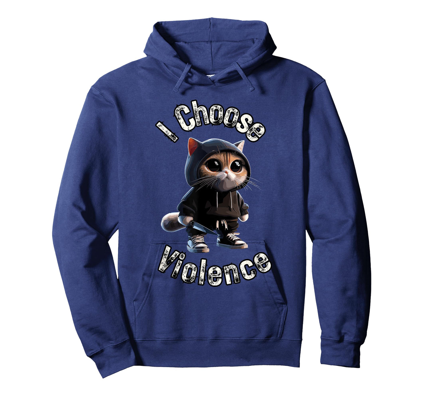 I Choose Violence Cat T-Shirt for Men Women