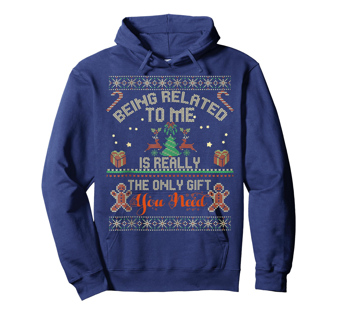 Being Related to Me Ugly Christmas Sweaters Christmas Party T-Shirt