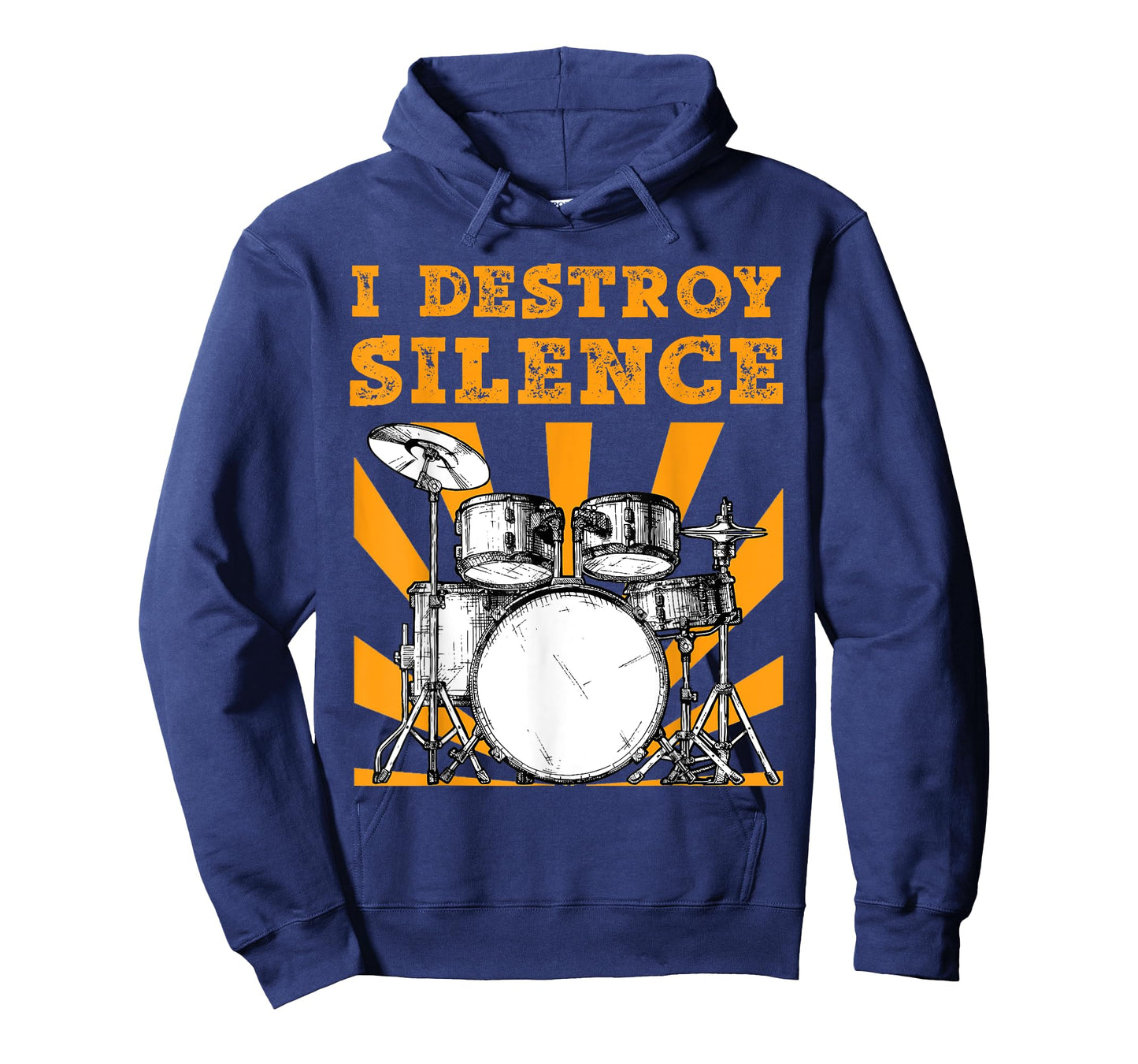 I Destroy Silence Drums T Shirt Drumer Gifts For Men