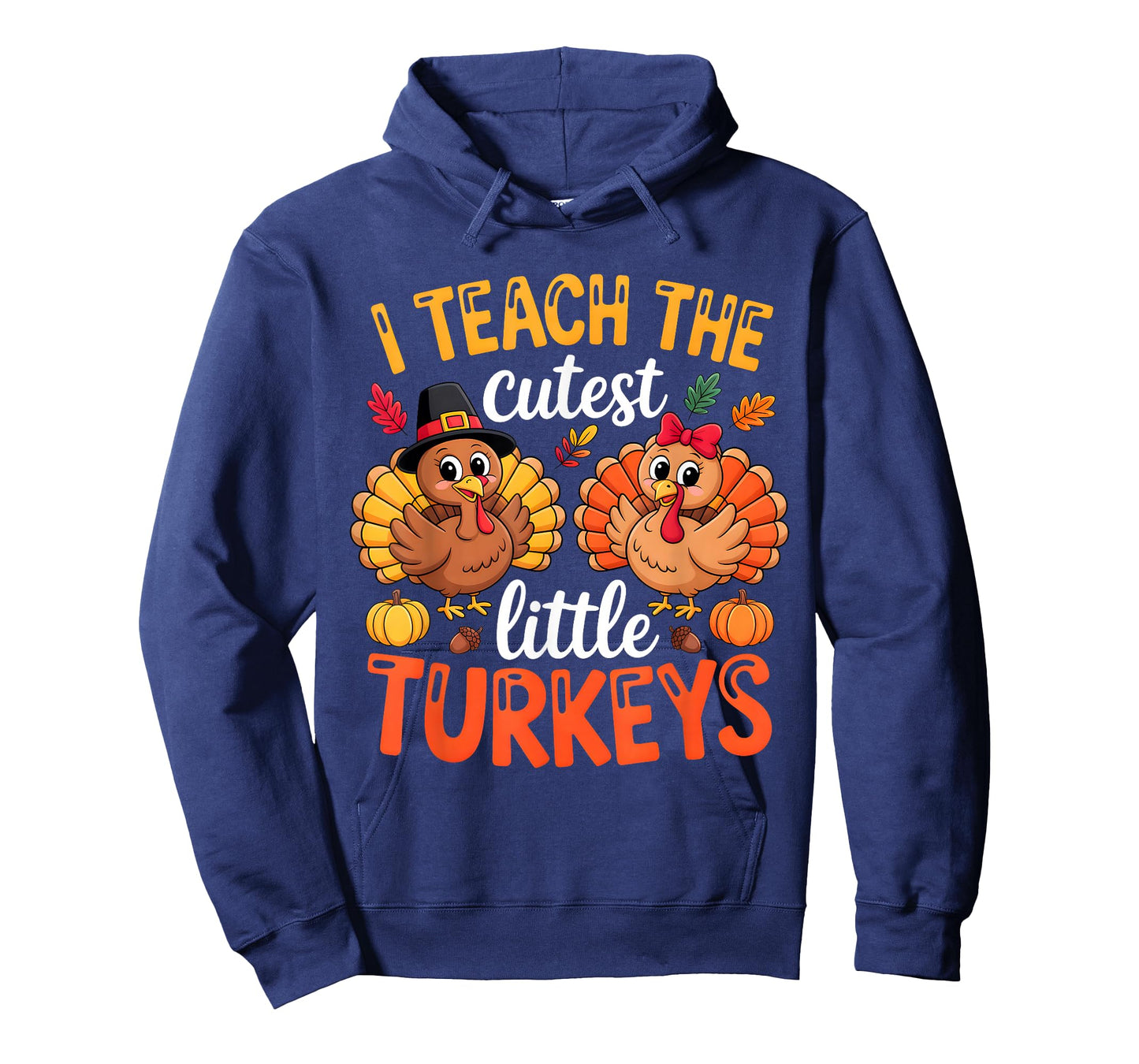 I Teach The Cutest Little Turkeys Teacher Thanksgiving T-Shirt