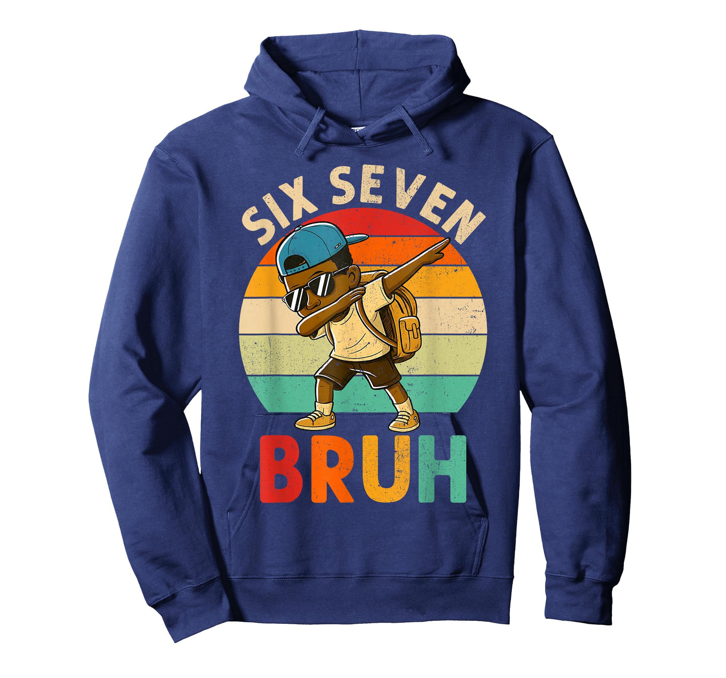 Funny 67 Meme 6 7 Slang Gen Z Six Seven Bruh Dabbing Boys T-Shirt