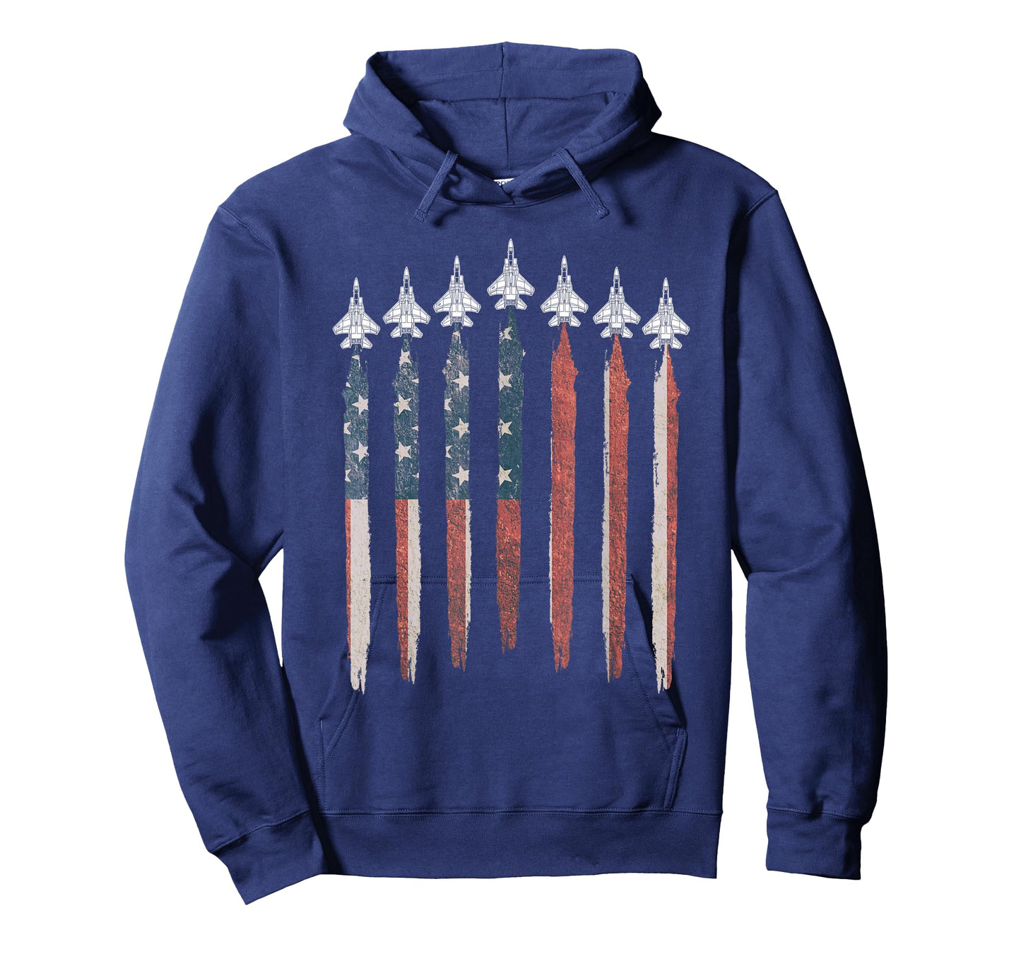 F15 Eagle Fighter Jet USA Flag Airplane F-15 4th of July T-Shirt