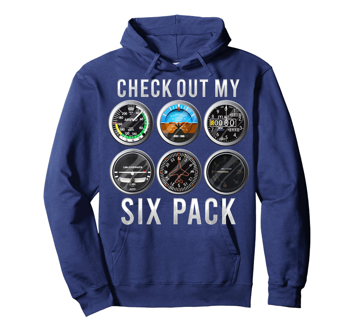 Funny Check Out My Six Pack Airplane Pilot Aviation T-Shirt