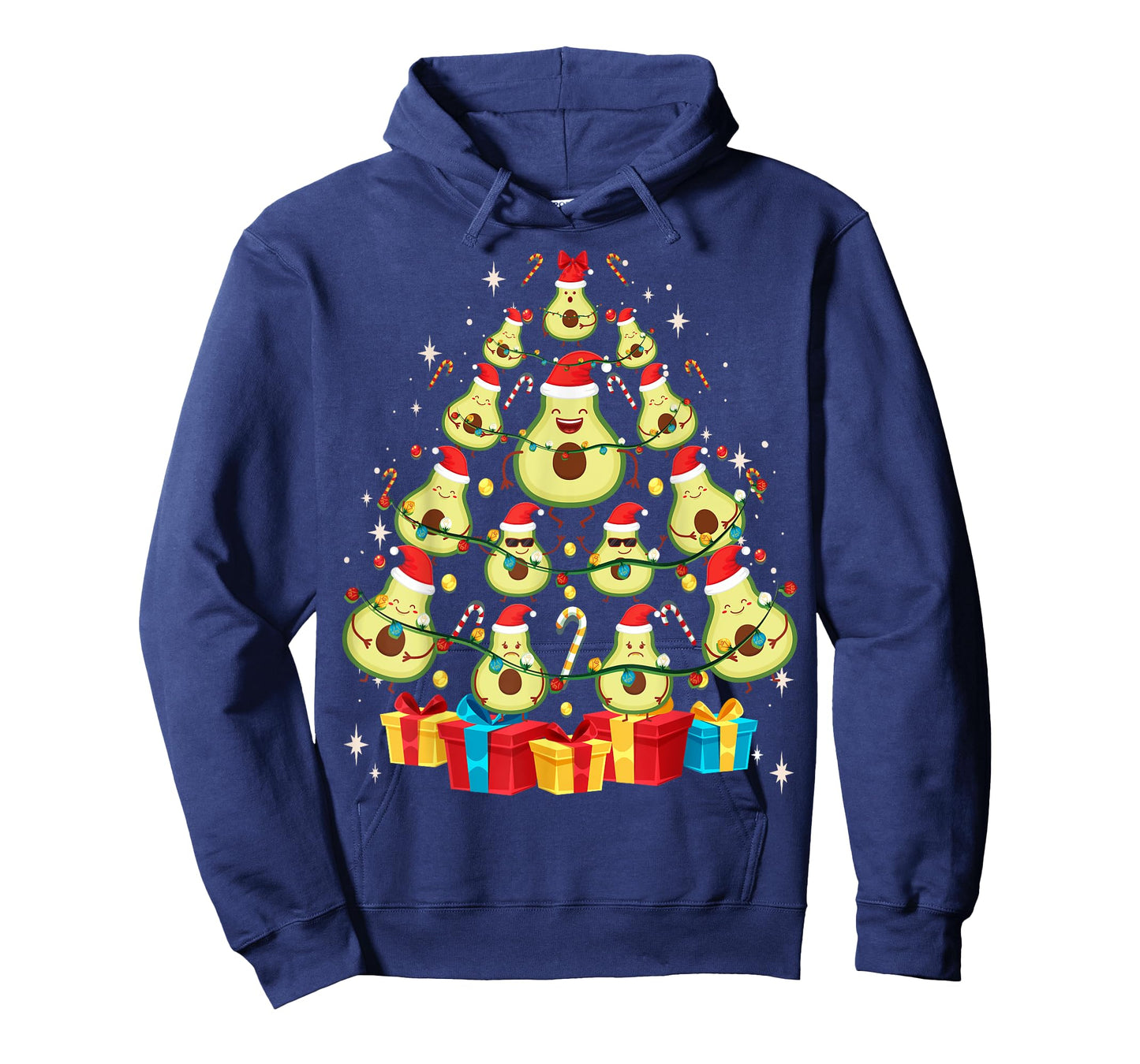 Avocado Plant Based Christmas Tree - Avocado Lover Christmas T-Shirt