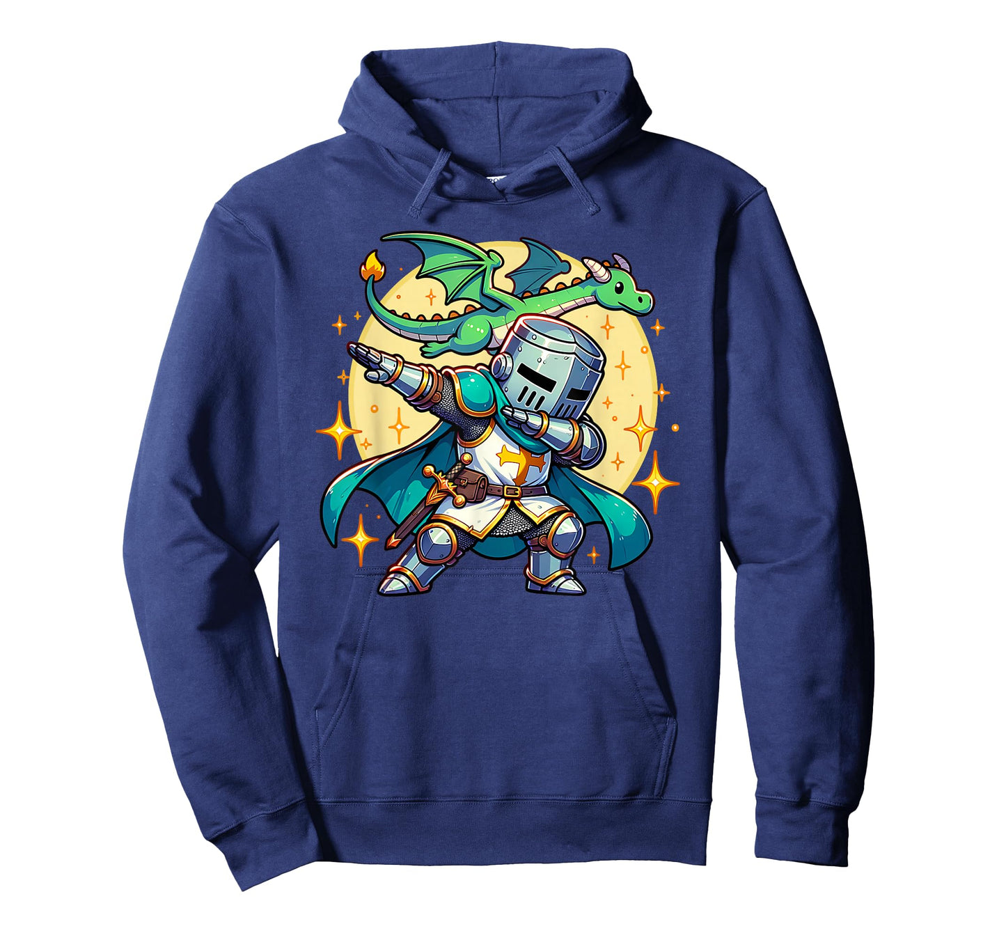 Dabbing Medieval Knight Dragon Funny Renaissance Ren Faire T-Shirt