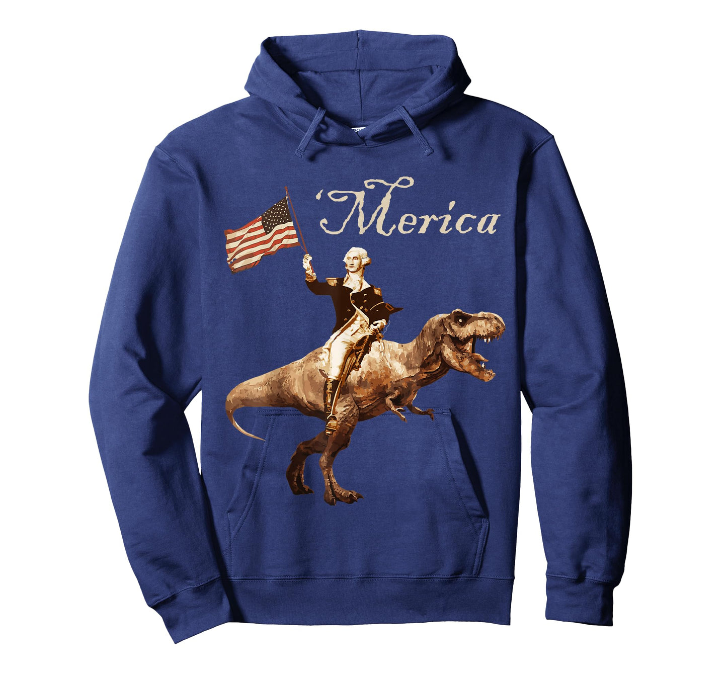 George Washington Riding a Tyrannosaurus Rex 'Merica T-Shirt T-Shirt