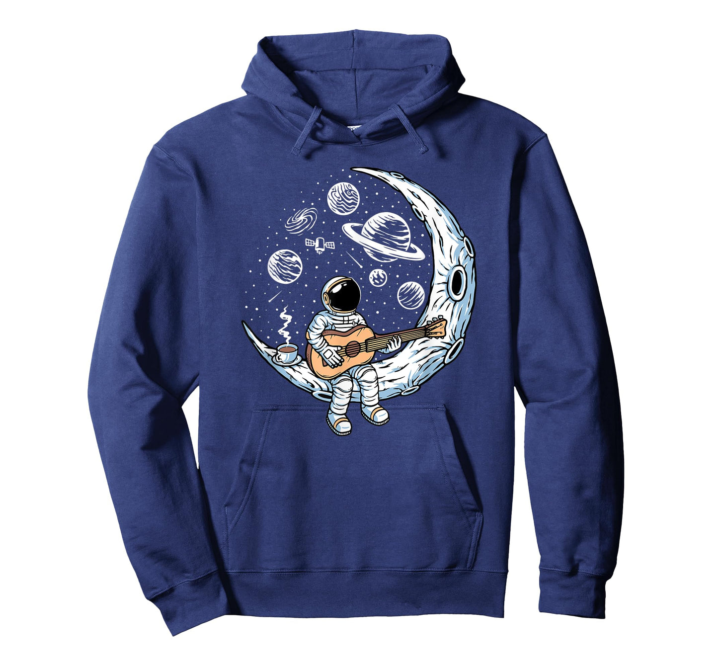 Astronaut playing guitar on the moon Spaceman allspace T-Shirt
