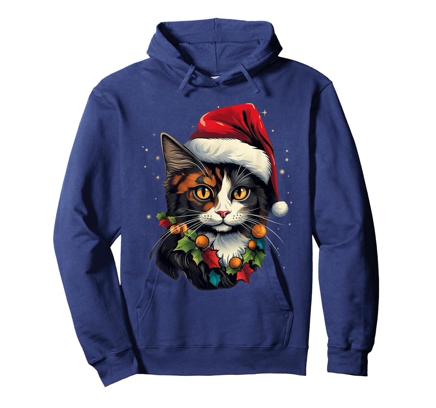 Merry Xmas Calico Cat Christmas T-Shirt