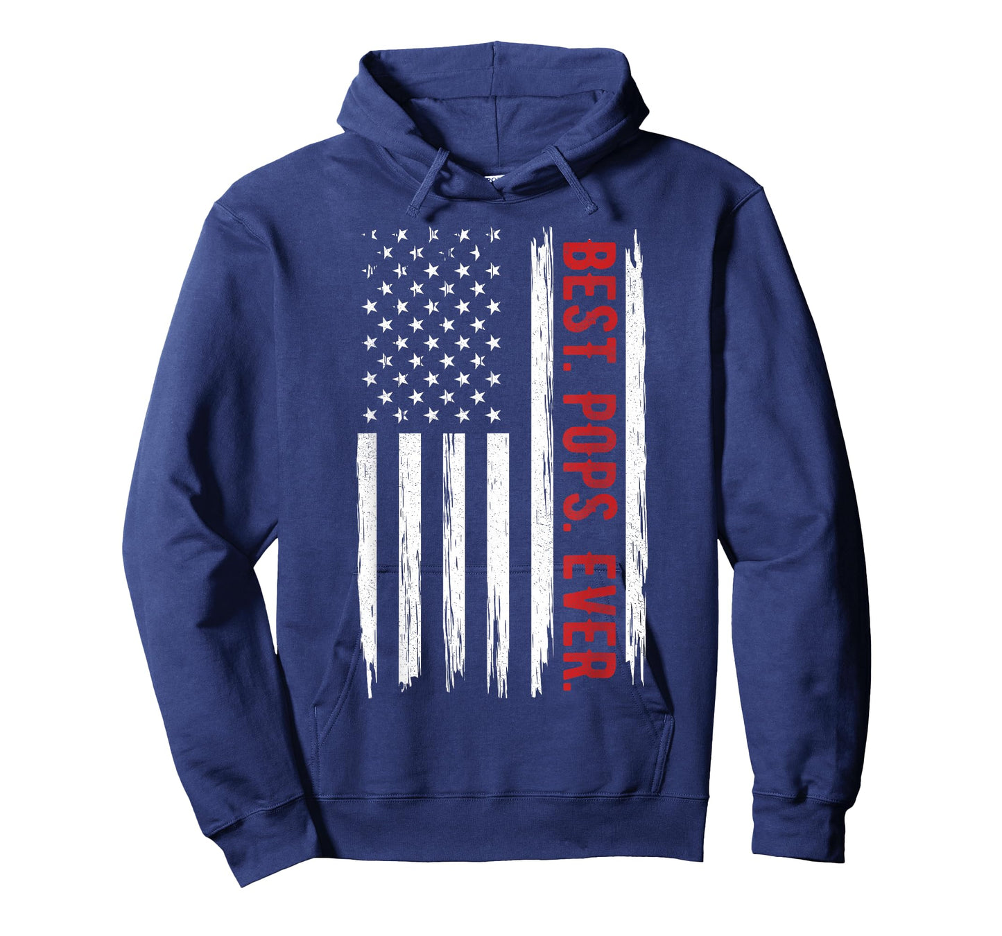 Best Pops Ever With US American Flag Gift For Father's Day T-Shirt