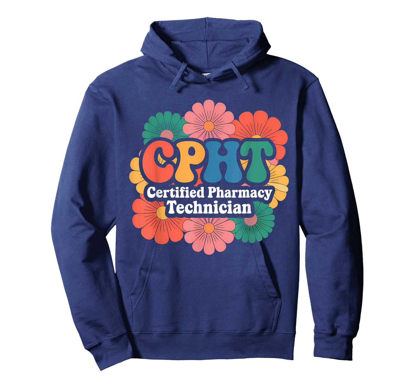 CPHT Certified Pharmacy Technician Floral Designs For Women T-Shirt