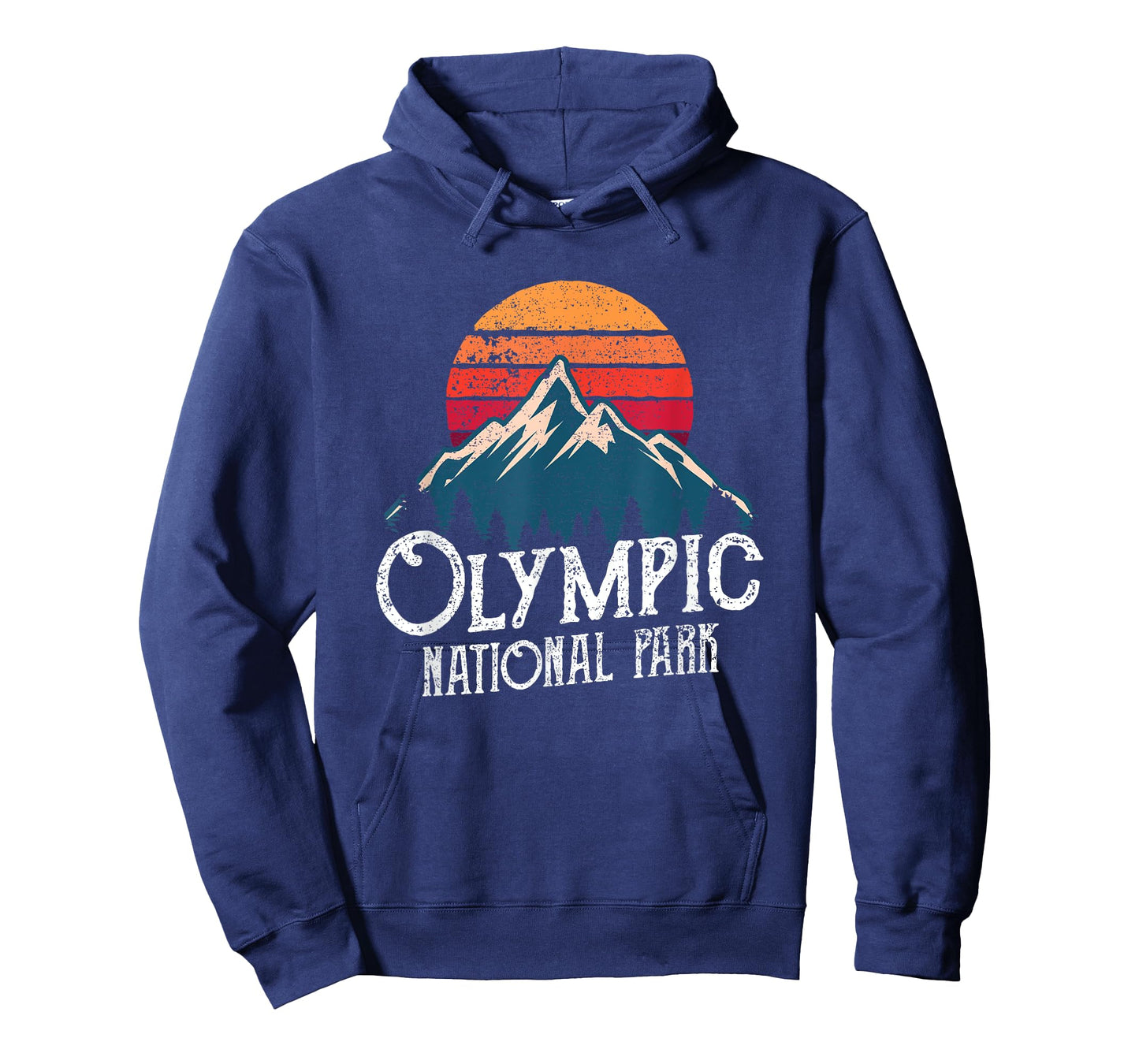 Olympic National Park Washington Mountains Retro T-shirt
