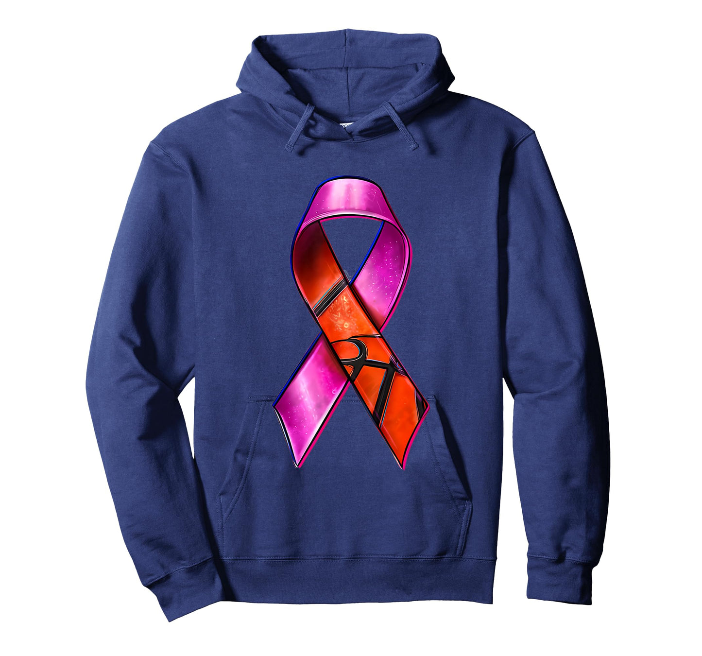 Basketball Pink Ribbon Breast Cancer Awareness Supporter T-Shirt