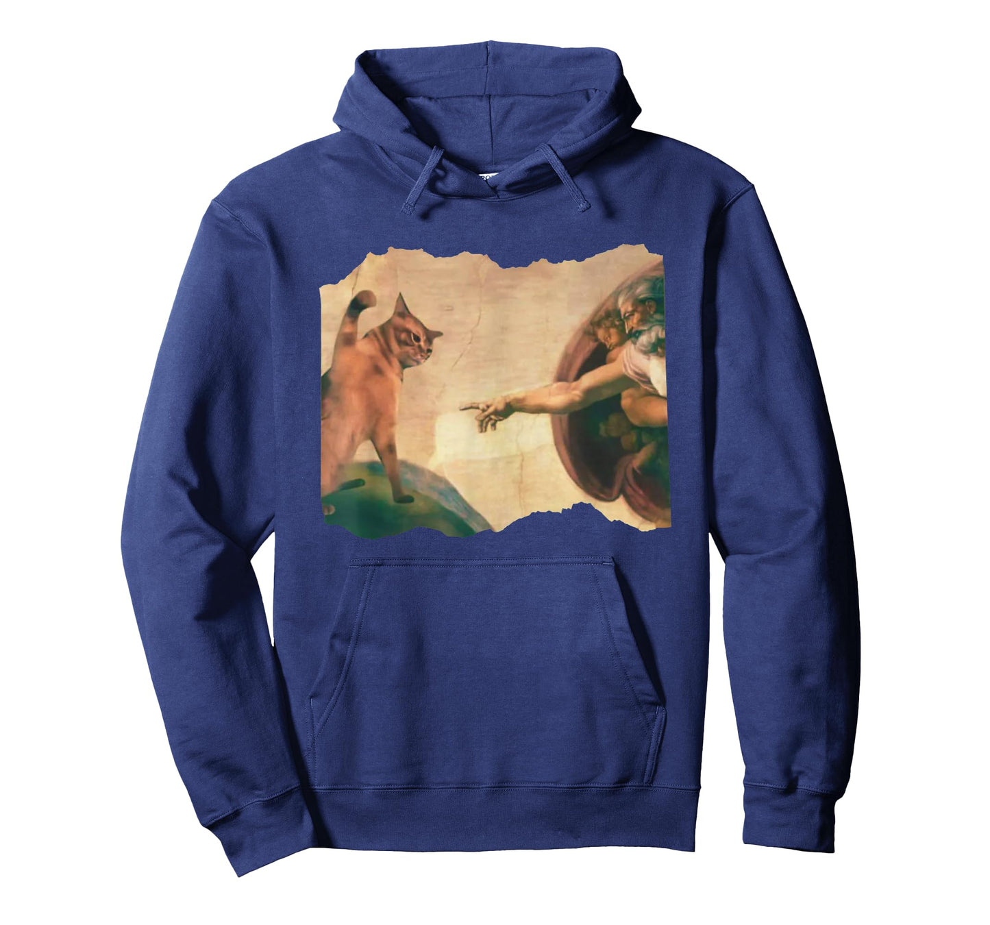 Funny Cat Swatting God's Hand Parody Cat The Divine Swipe T-Shirt
