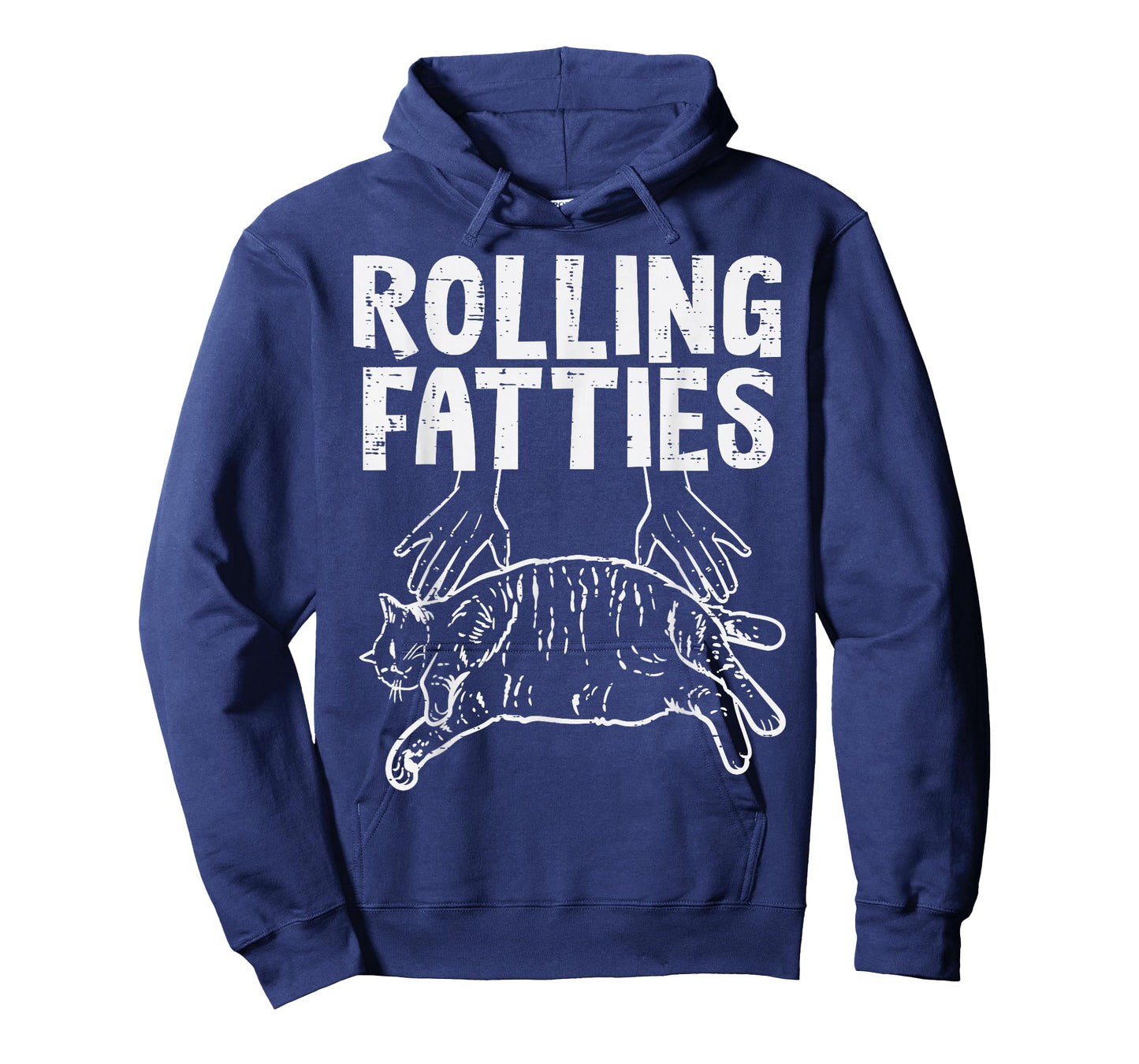 Rolling Fatties Cat Funny Fat Kitten Men Women Kids Girls T-Shirt