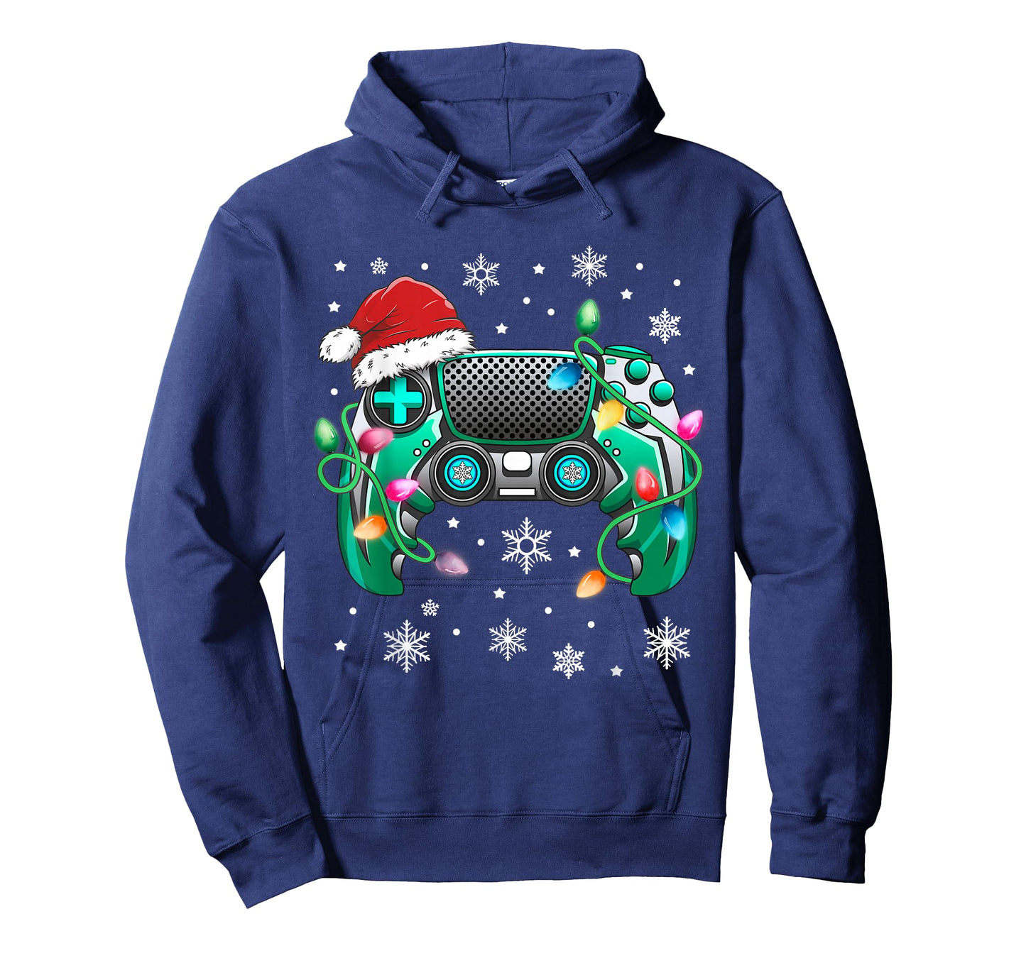 Video Game Controller Christmas Santa Hat Gamer Boys T-Shirt T-Shirt