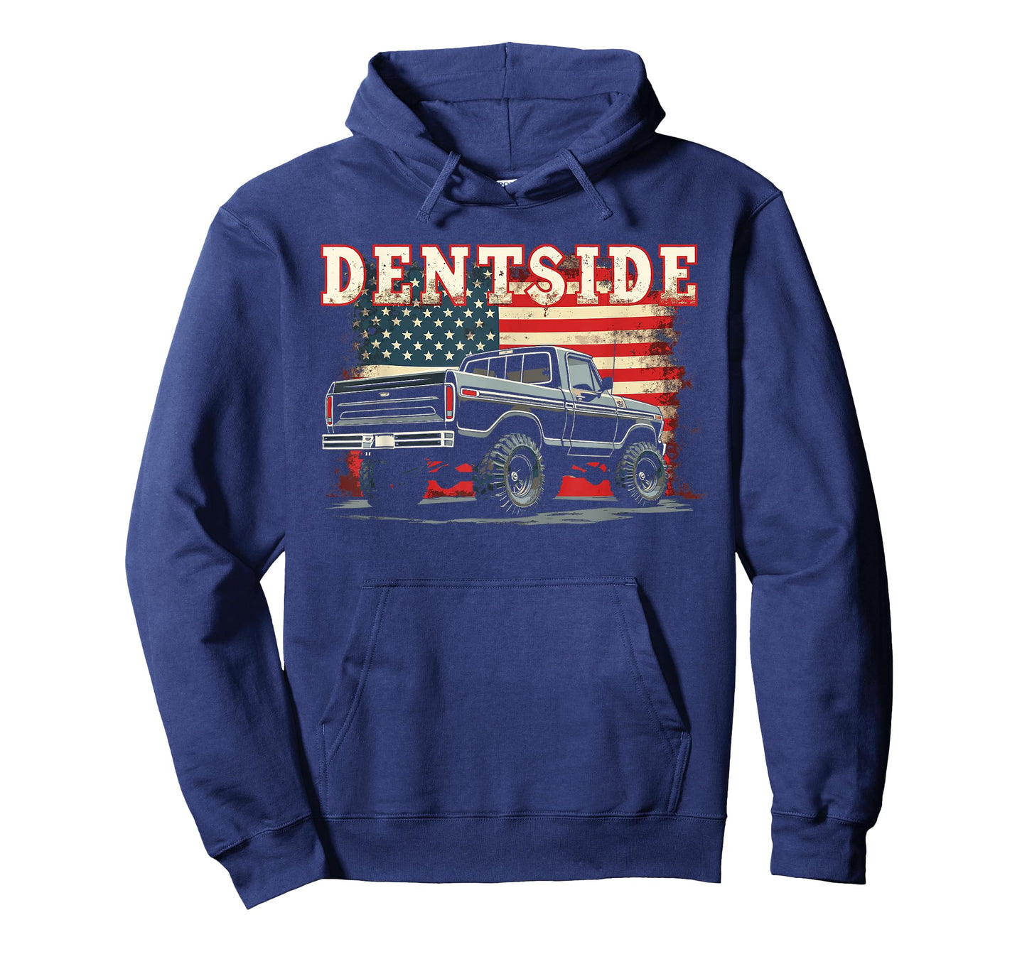 Dentside Classic Truck Highboy Rear window American Flag T-Shirt