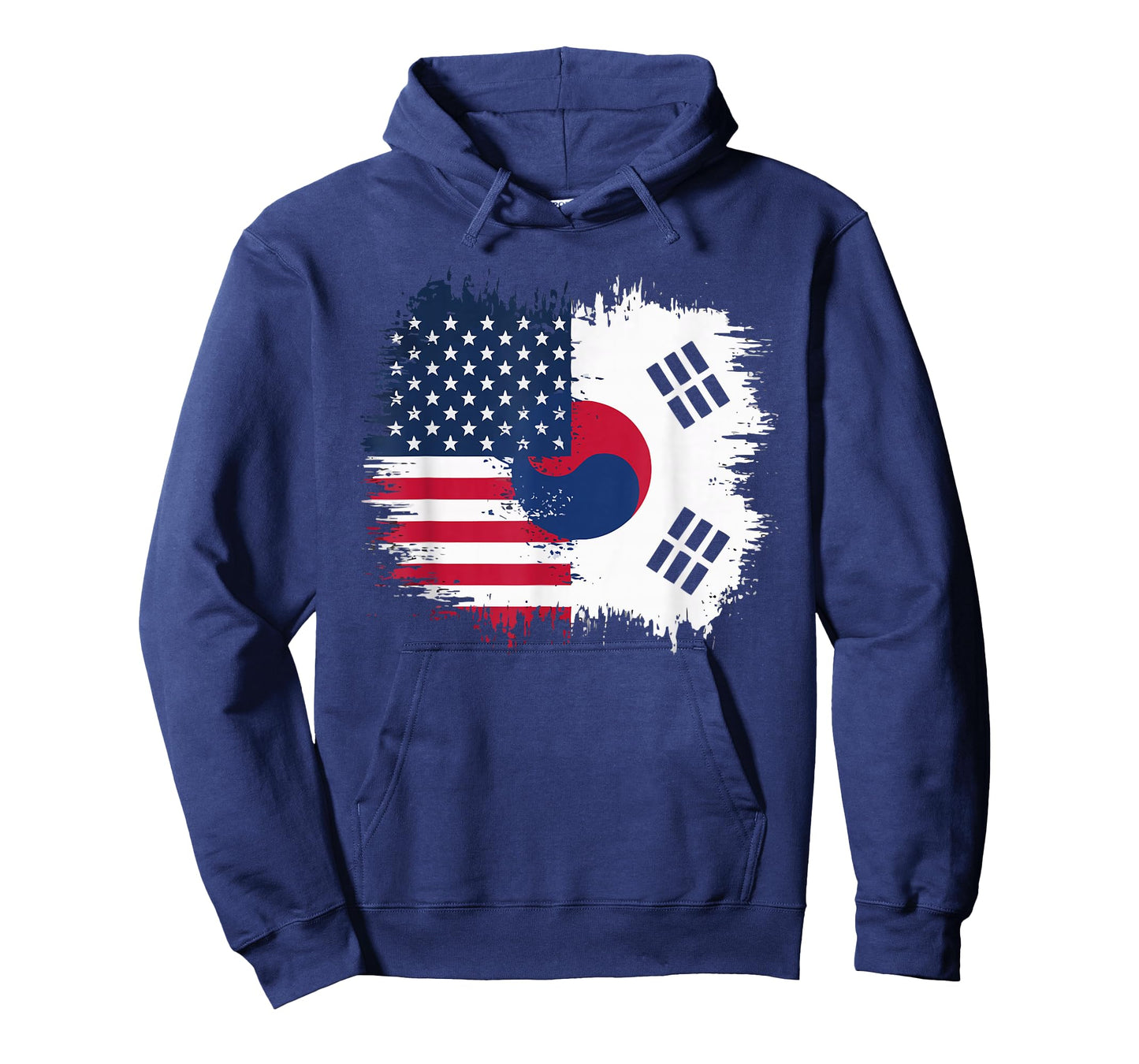Half American Half Korean USA Flag South Korea America T-Shirt