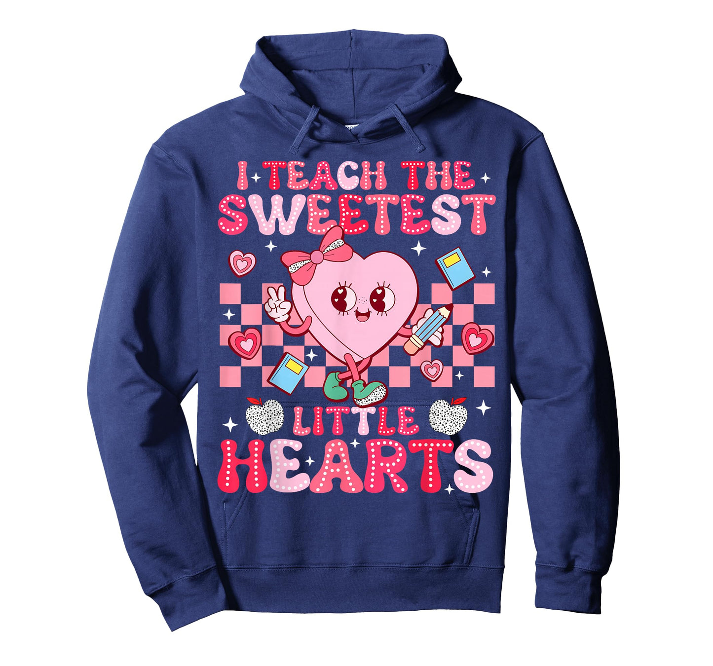 I Teach The Sweetest Little Heart Teacher Valentines Day T-Shirt