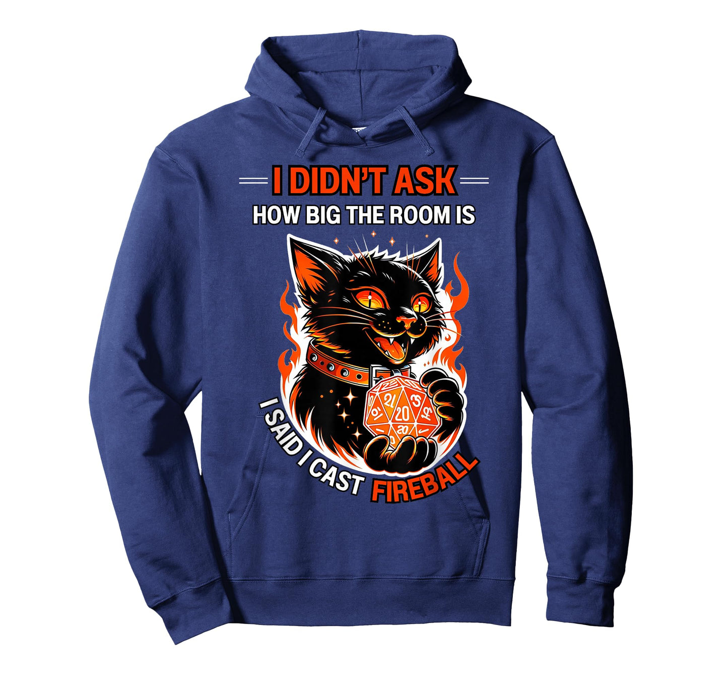 I Didn't Ask How Big The Room is Said I Cast Fireball Cats T-Shirt