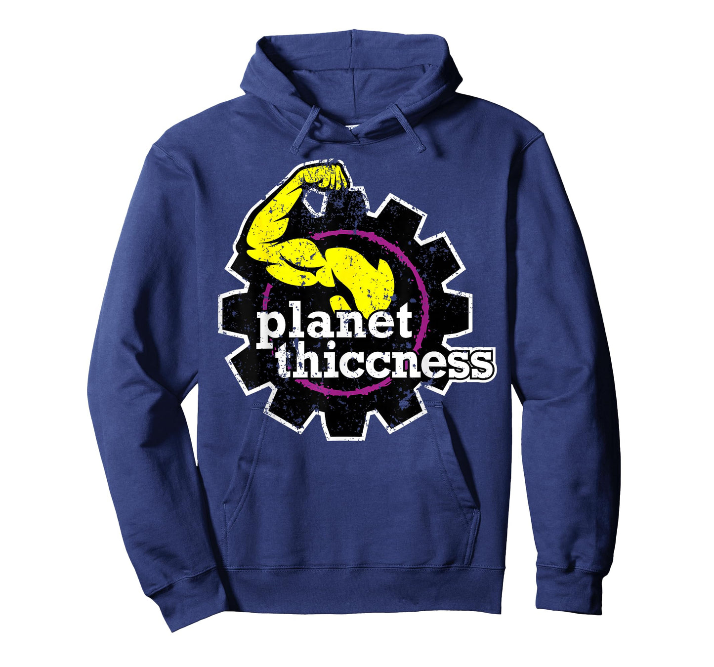 Planet Thiccness Gym Thickness Funny Joke Workout Lover T-Shirt