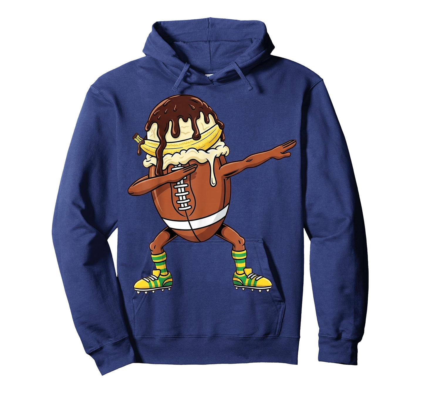 Dabbing Rugby Drip Ice Cream Kids Youth Boys Girls T-Shirt