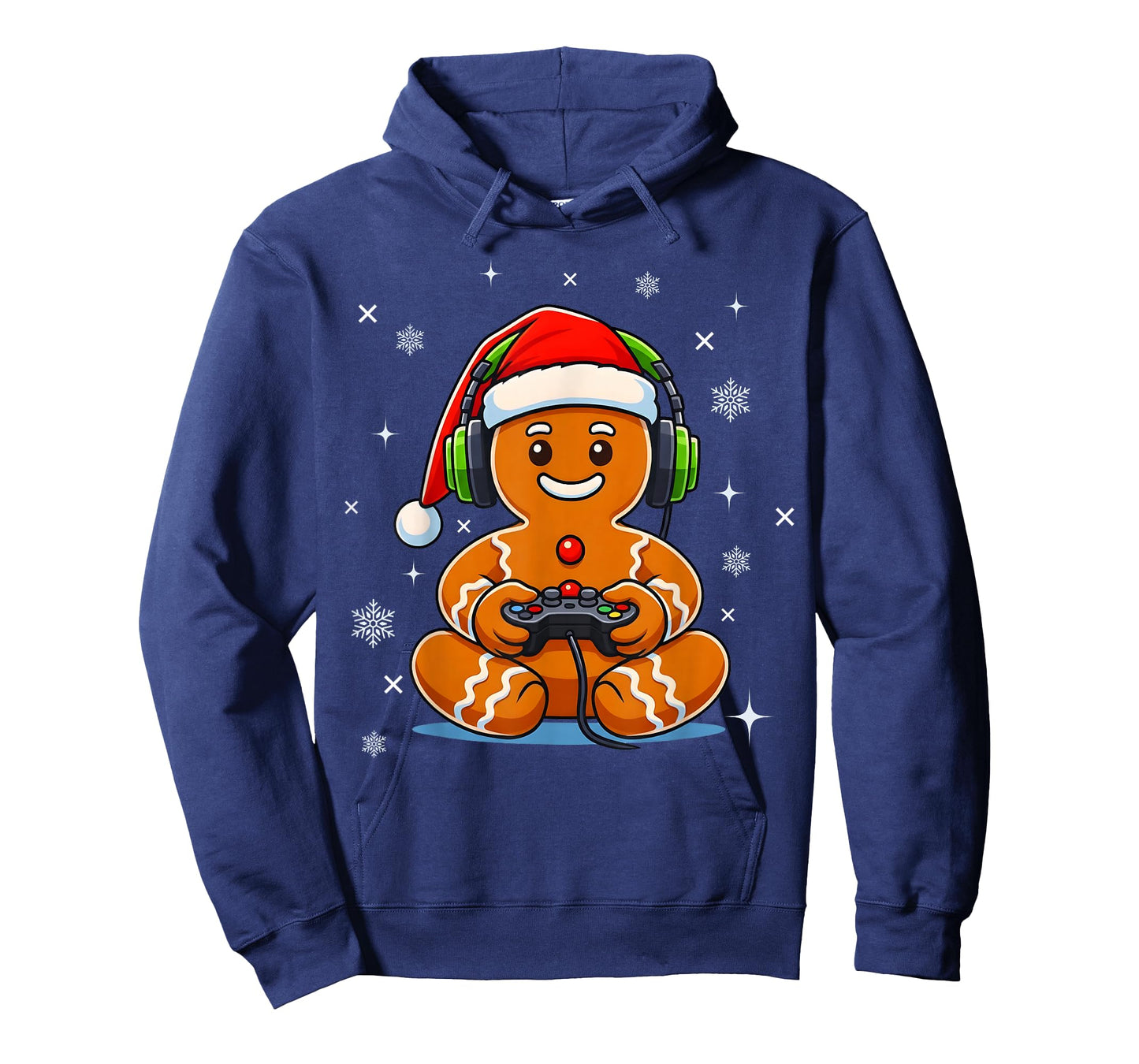 Funny Christmas Gamer Gingerbread Gaming Men Boys Kids Xmas T-Shirt