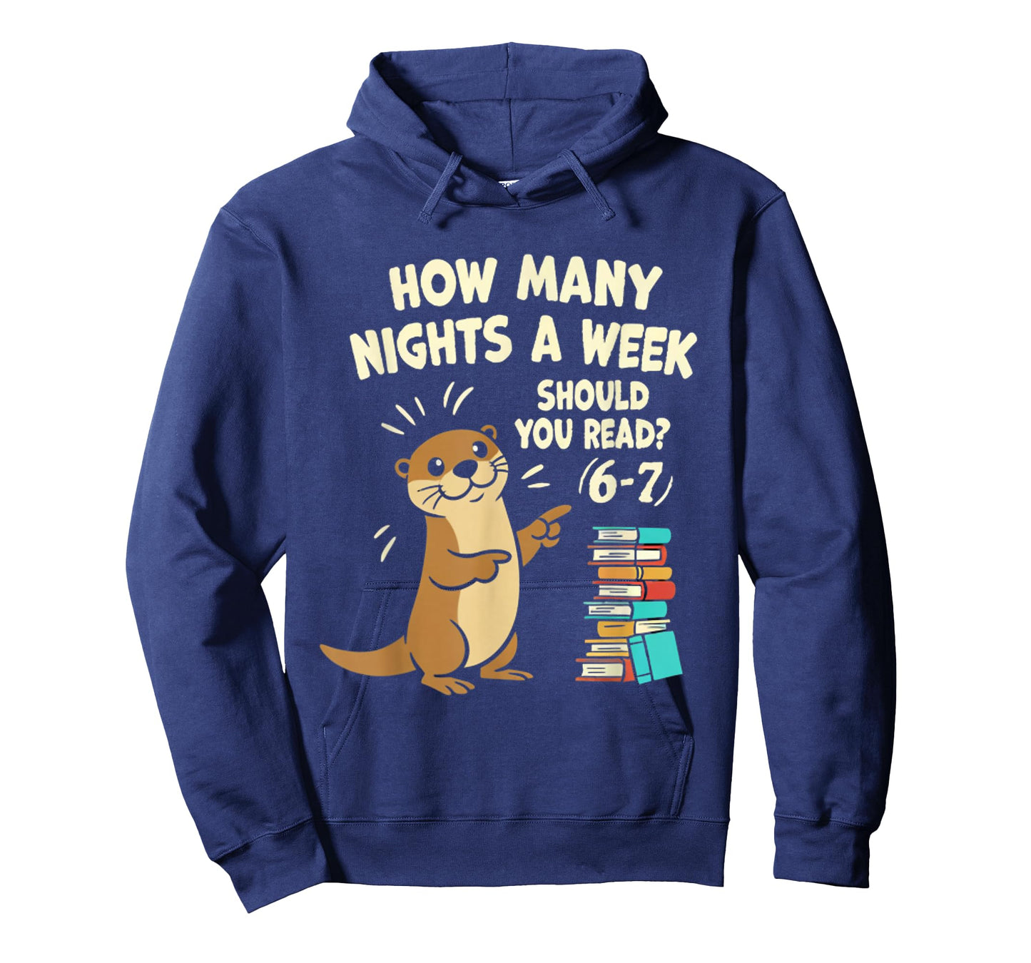How Many Nights a Week Should You Read? 6โ7 Fun Reading Meme T-Shirt