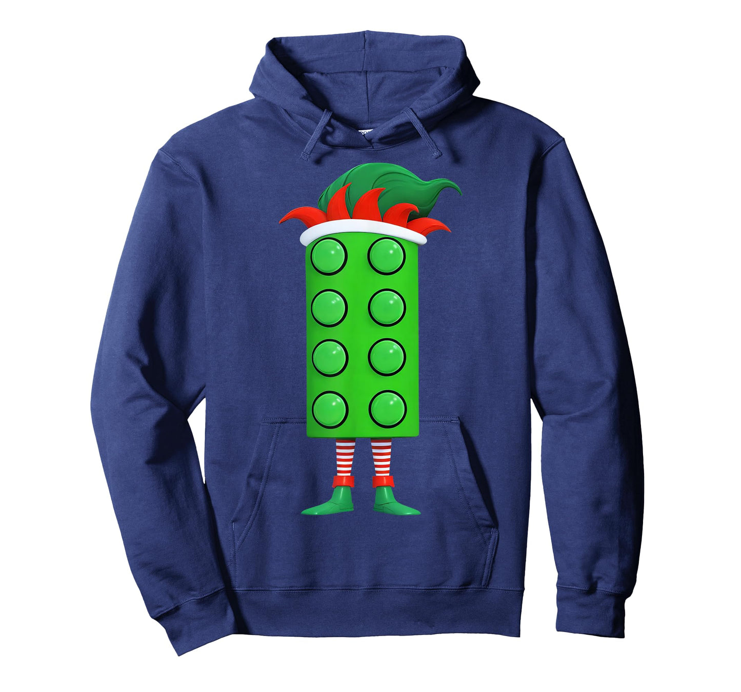 Christmas ELF Block Brick Building Xmas Master Builder Kids T-Shirt