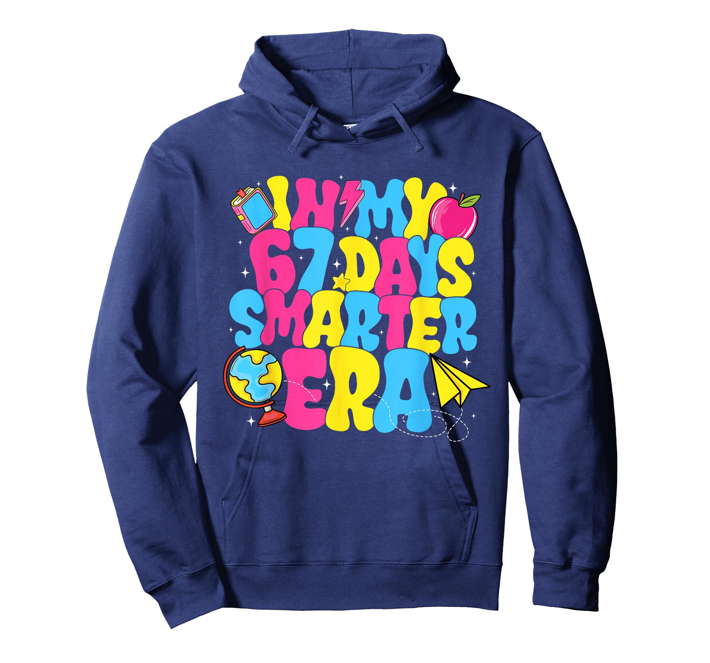 in My 67 Days Smarter Era Groovy 67th Day of School Teacher T-Shirt