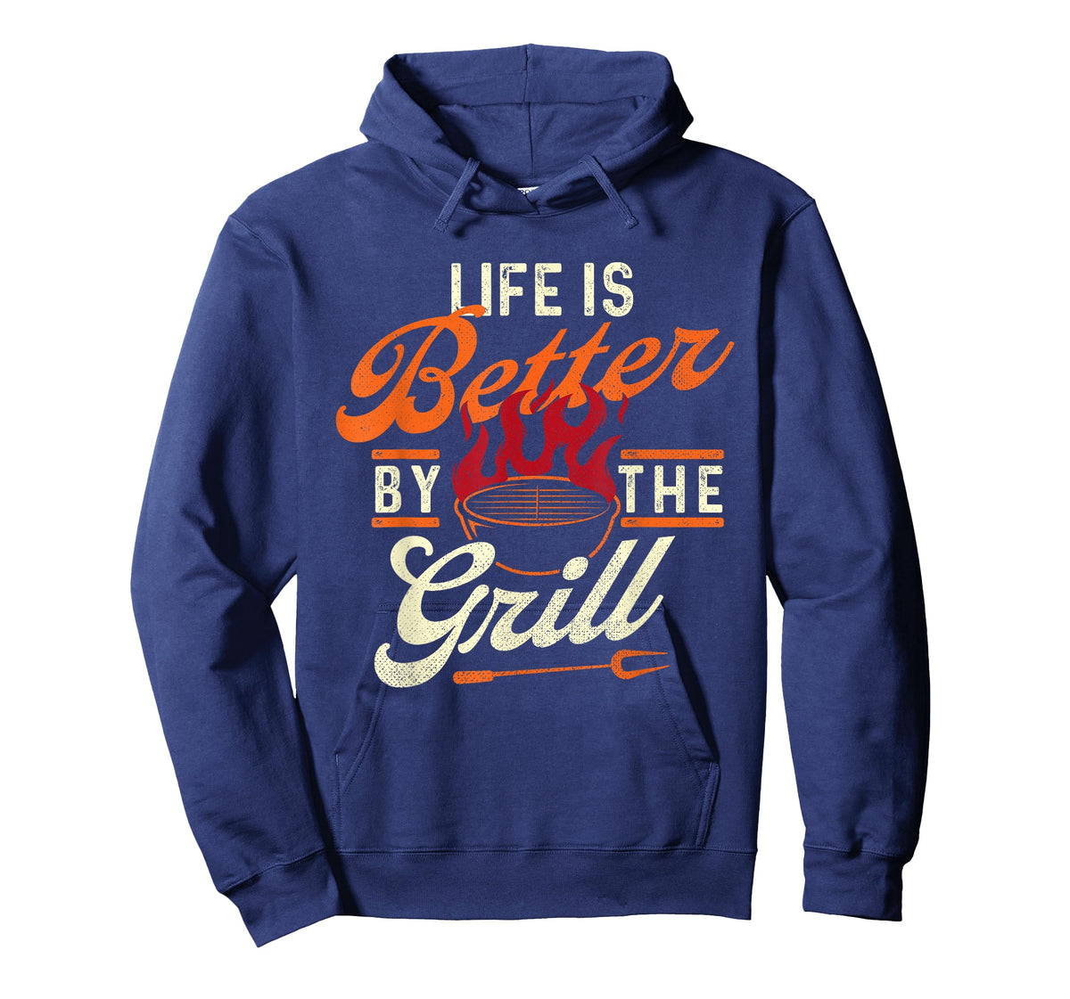 Funny BBQ Shirts Life is Better by the Grill - Barbecue BBQ Lover Grilling T-Shirt