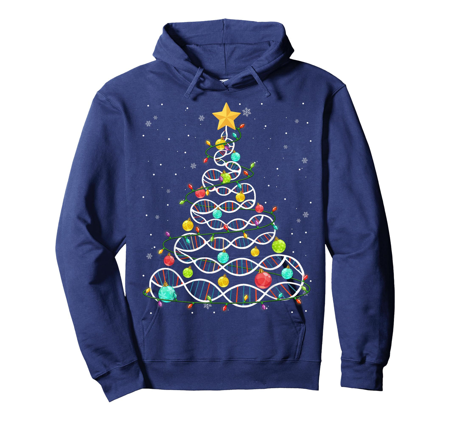 DNA Helix Christmas Tree Biology Science Teacher Christmas T-Shirt