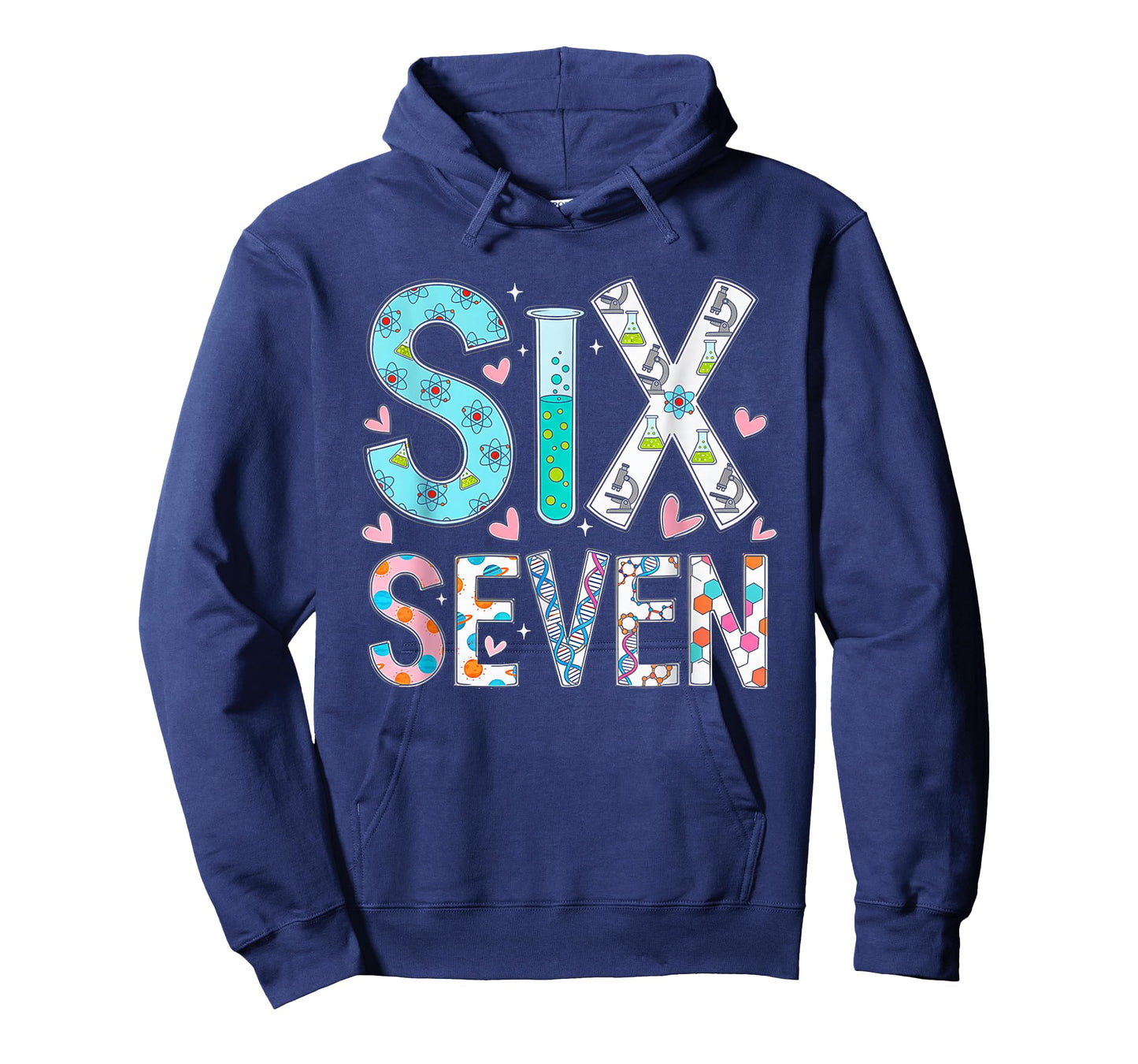 Funny Six Seven 6 7 Meme Science Teacher Men Women Girls T-Shirt