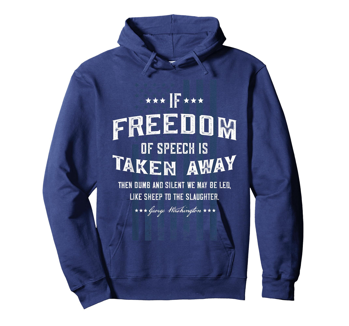 Freedom of Speech Military Patriotic American Flag T-Shirt