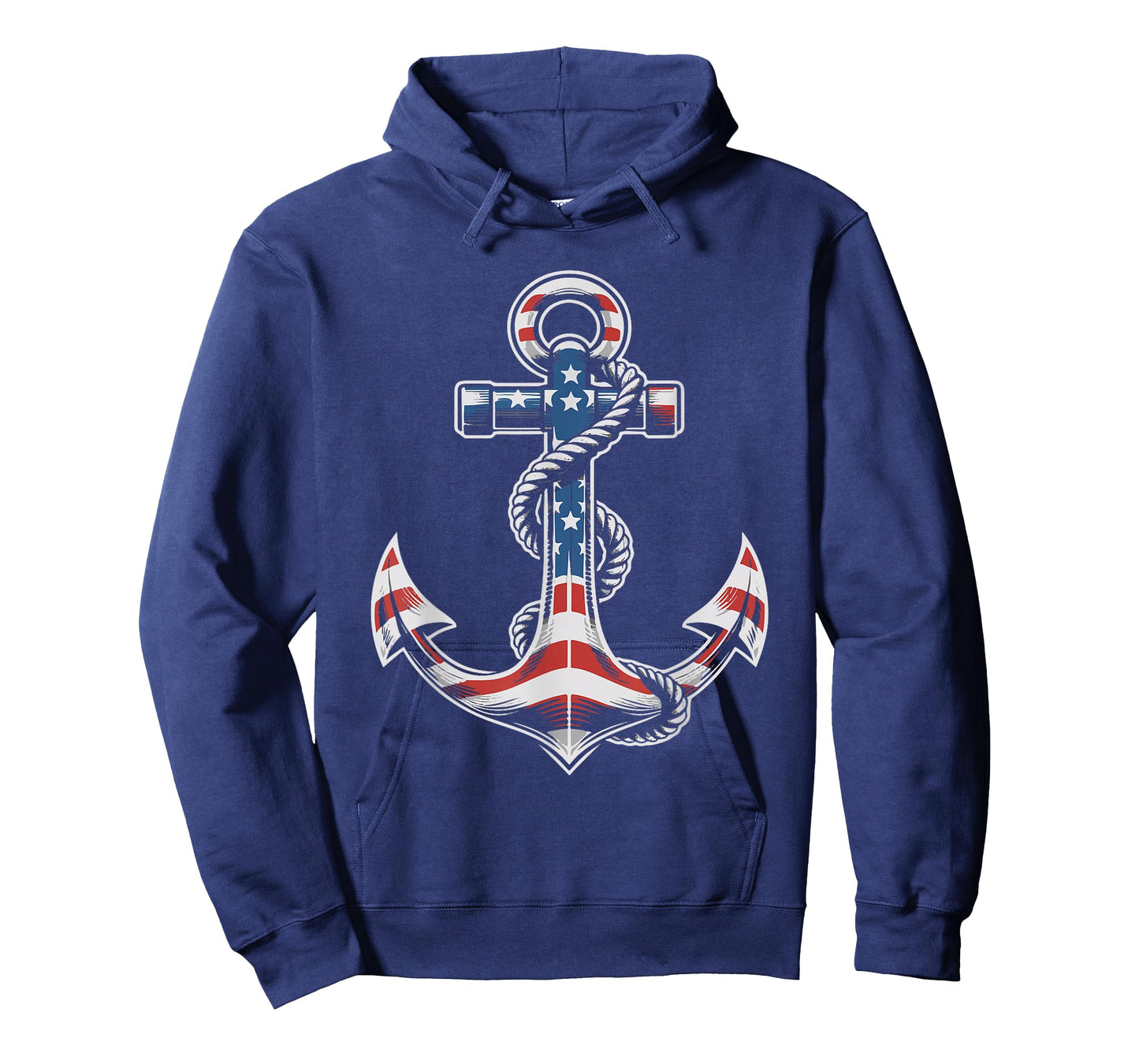 Anchor American Flag 4th of July Patriotic T-Shirt