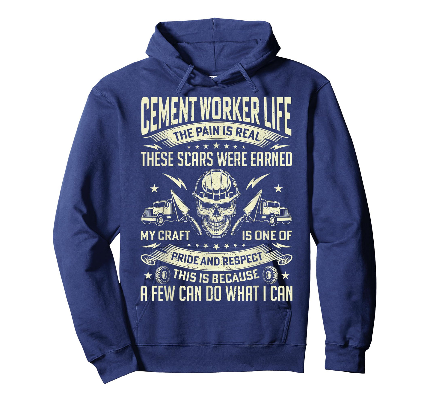Cement Worker Life Funny Concrete Finisher Dad Mens Father T-Shirt