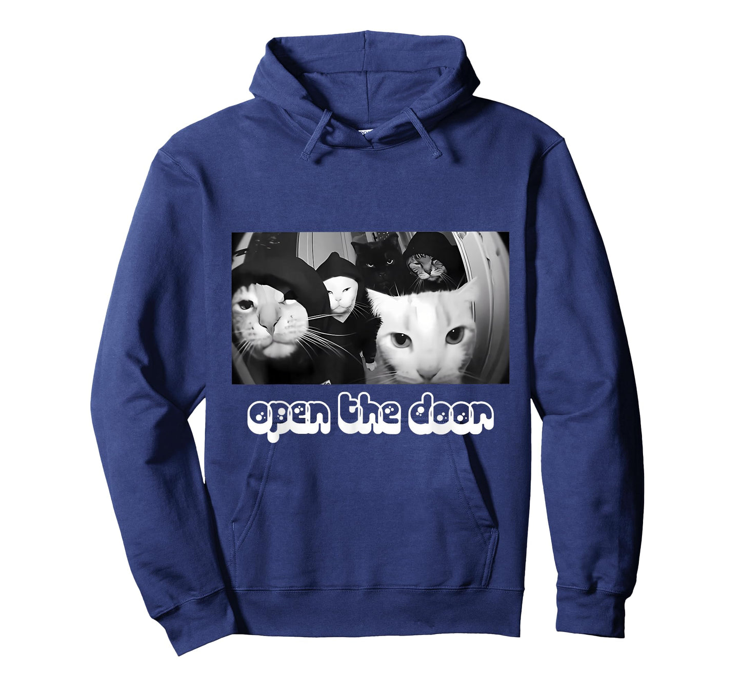 Vintage Open The Door Funny Meme Gang Sarcastic Cat Lover T-Shirt