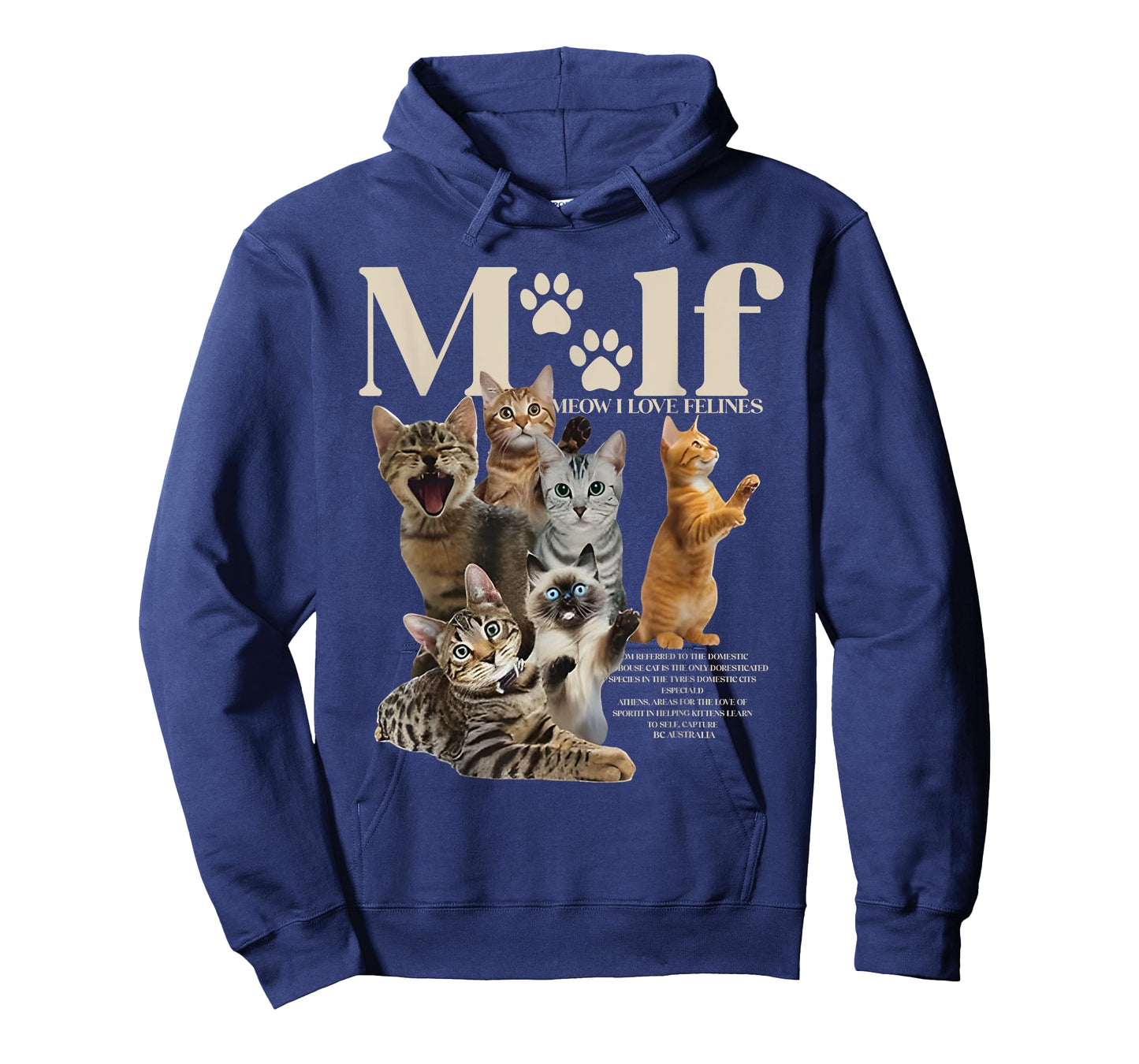 Meow I Love Felines Cats Adorable Cat Owner Cat Lovers T-Shirt