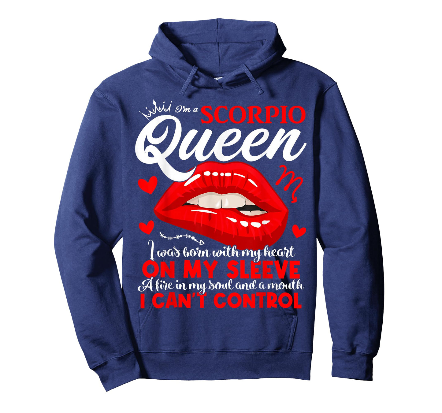 Scorpio Queen Scorpio Zodiac Sign Women Girls Lady Birthday T-Shirt