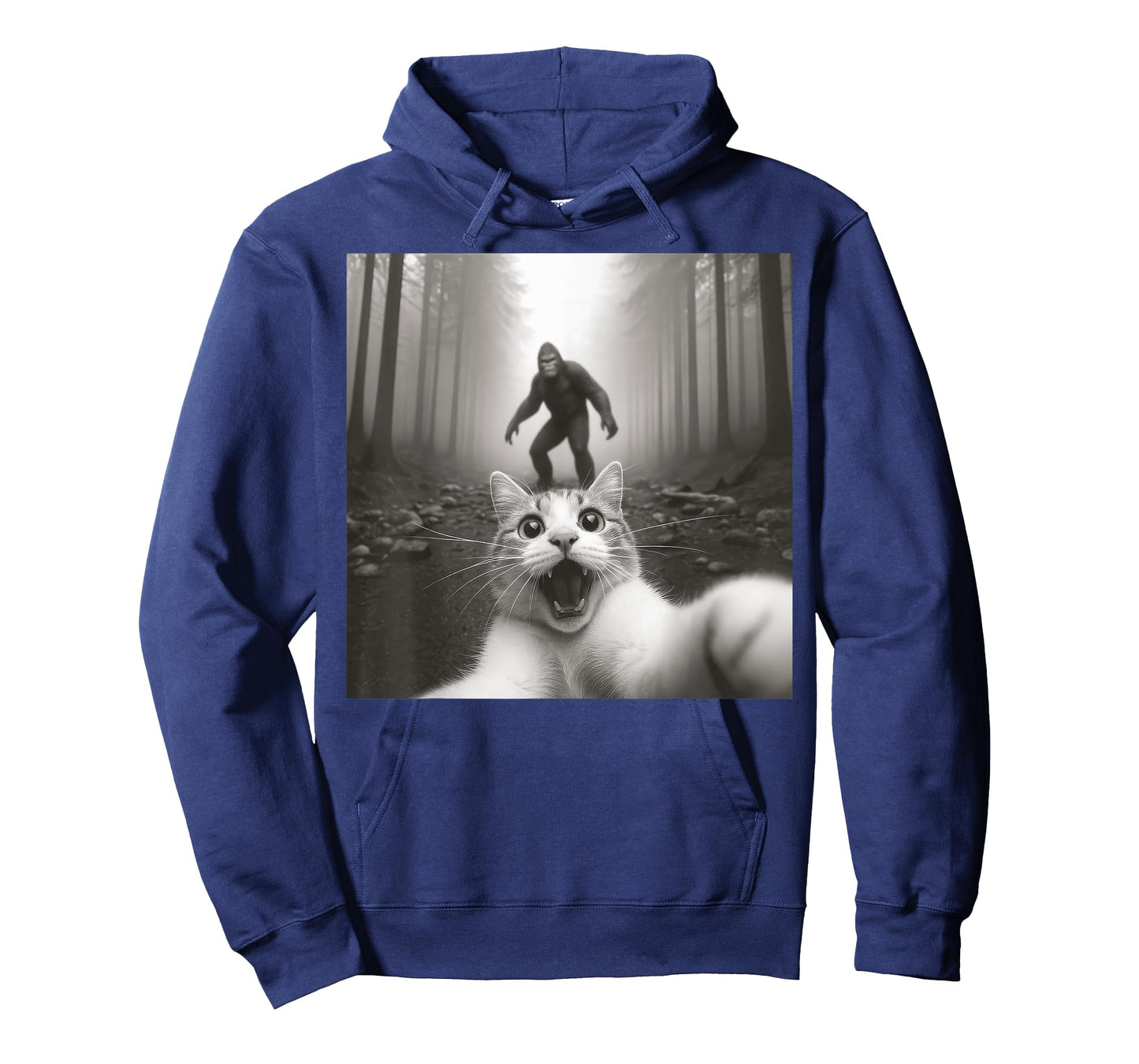 Funny Surprised Scared Cat Selfie T-Shirt