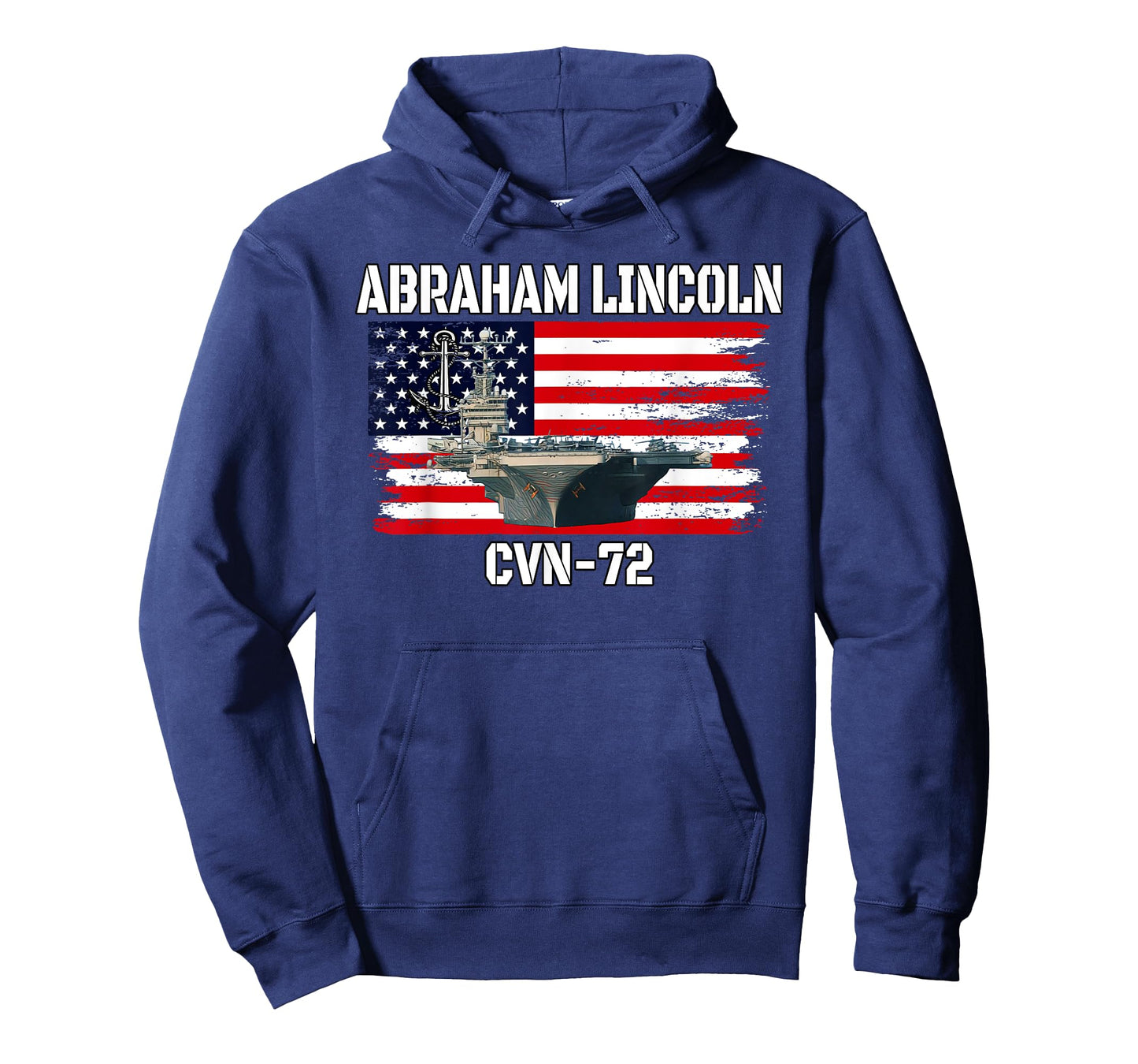 USS Abraham Lincoln CVN-72 Aircraft Carrier Veterans Day Dad T-Shirt