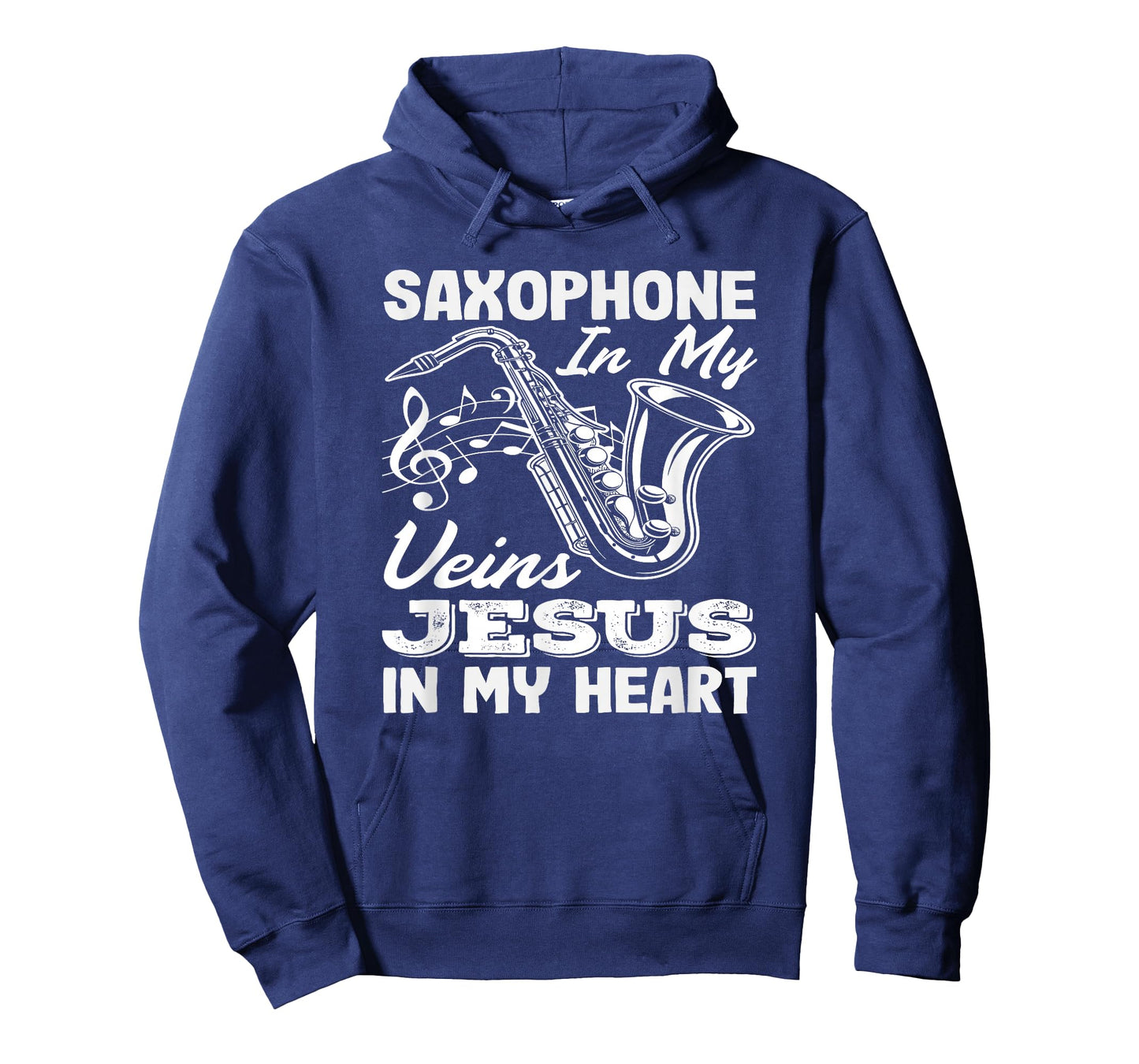 Saxophone in My Veins Jesus My Heart Saxophonist T-Shirt